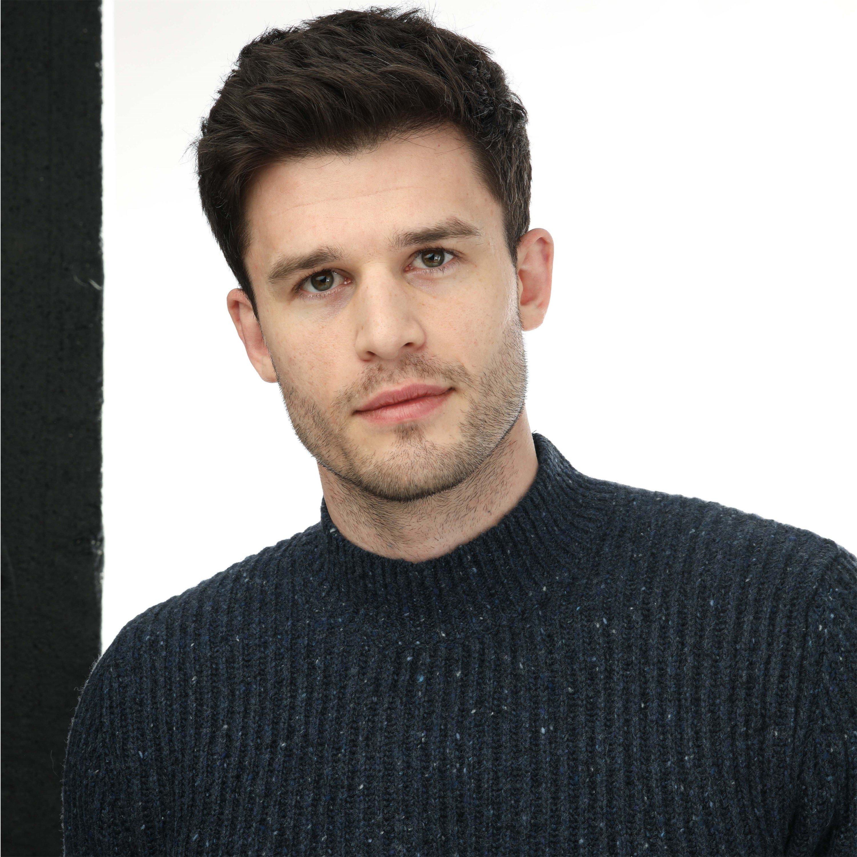 Navy Blazer - DOCKERS - Men's Chunky Mock Sweatshirt - 4