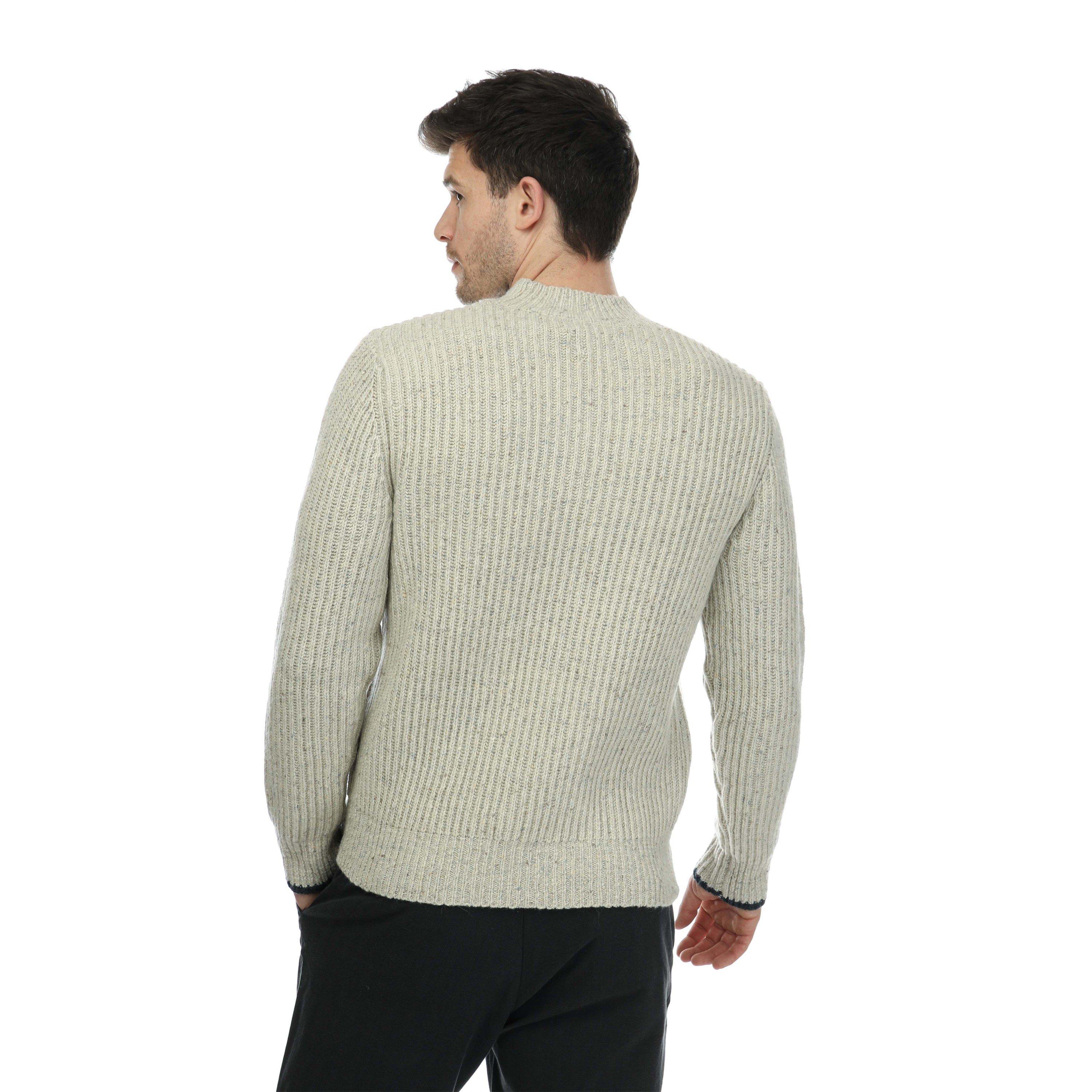 Egret. - DOCKERS - Men's Chunky Mock Sweatshirt - 2