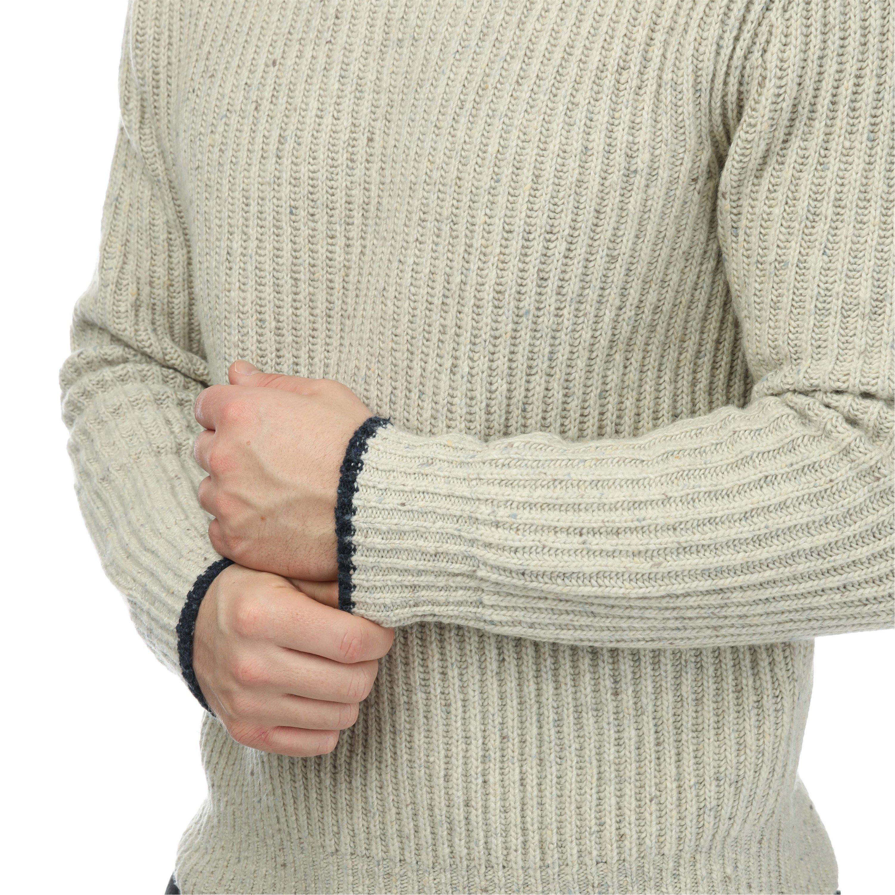 Egret. - DOCKERS - Men's Chunky Mock Sweatshirt - 4