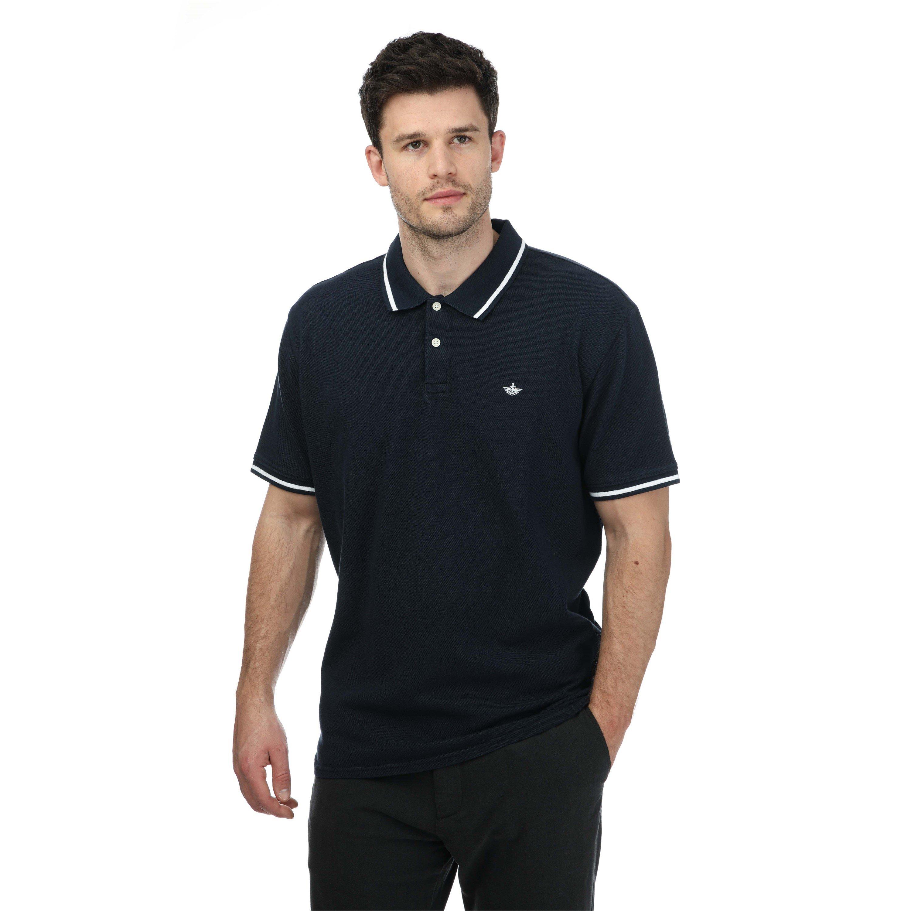 Navy Blazer - DOCKERS - Tipped Polo Shirt - 1