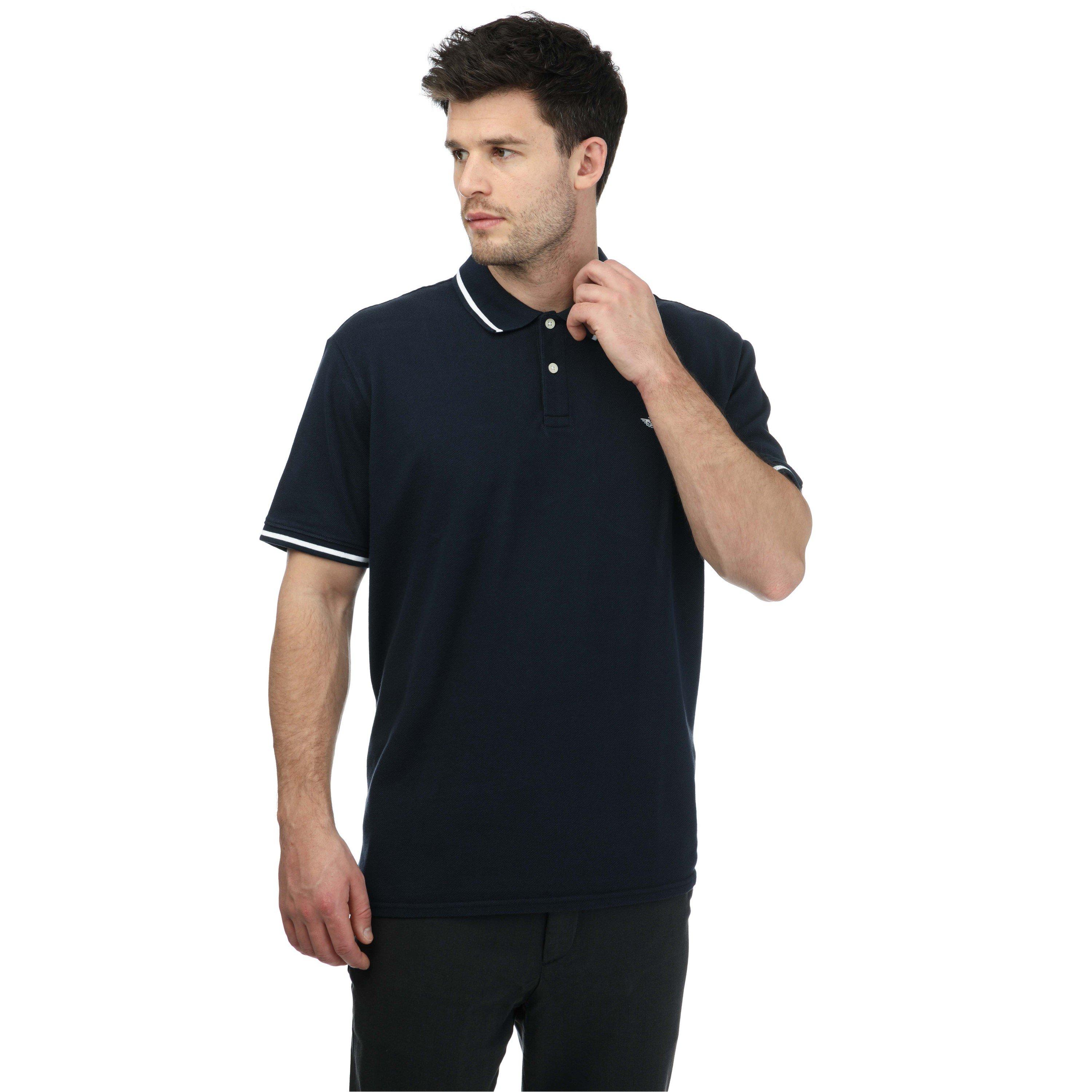 Navy Blazer - DOCKERS - Tipped Polo Shirt - 3