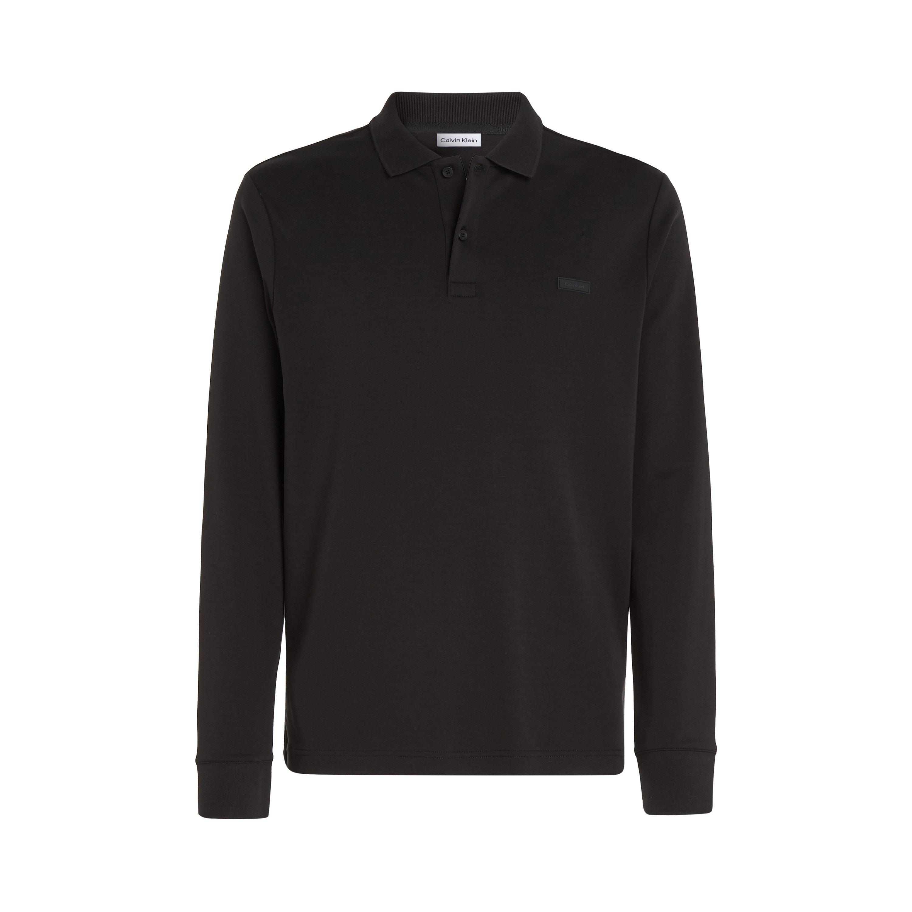 Calvin Klein Men's Liquid Touch Slim Long-Sleeve Polo Shirt