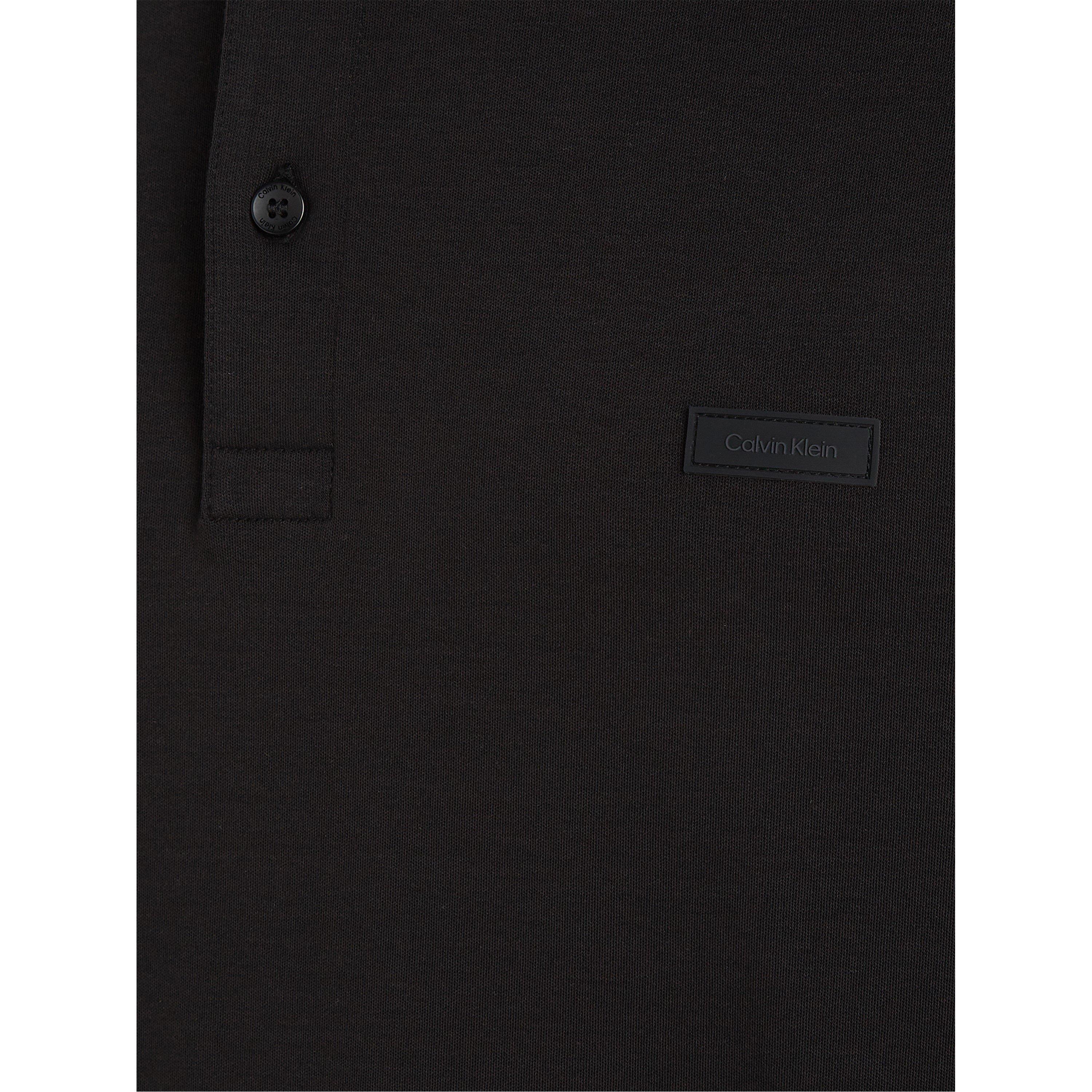 Ck Black - Calvin Klein - Men's Liquid Touch Slim Long-Sleeve Polo Shirt - 5