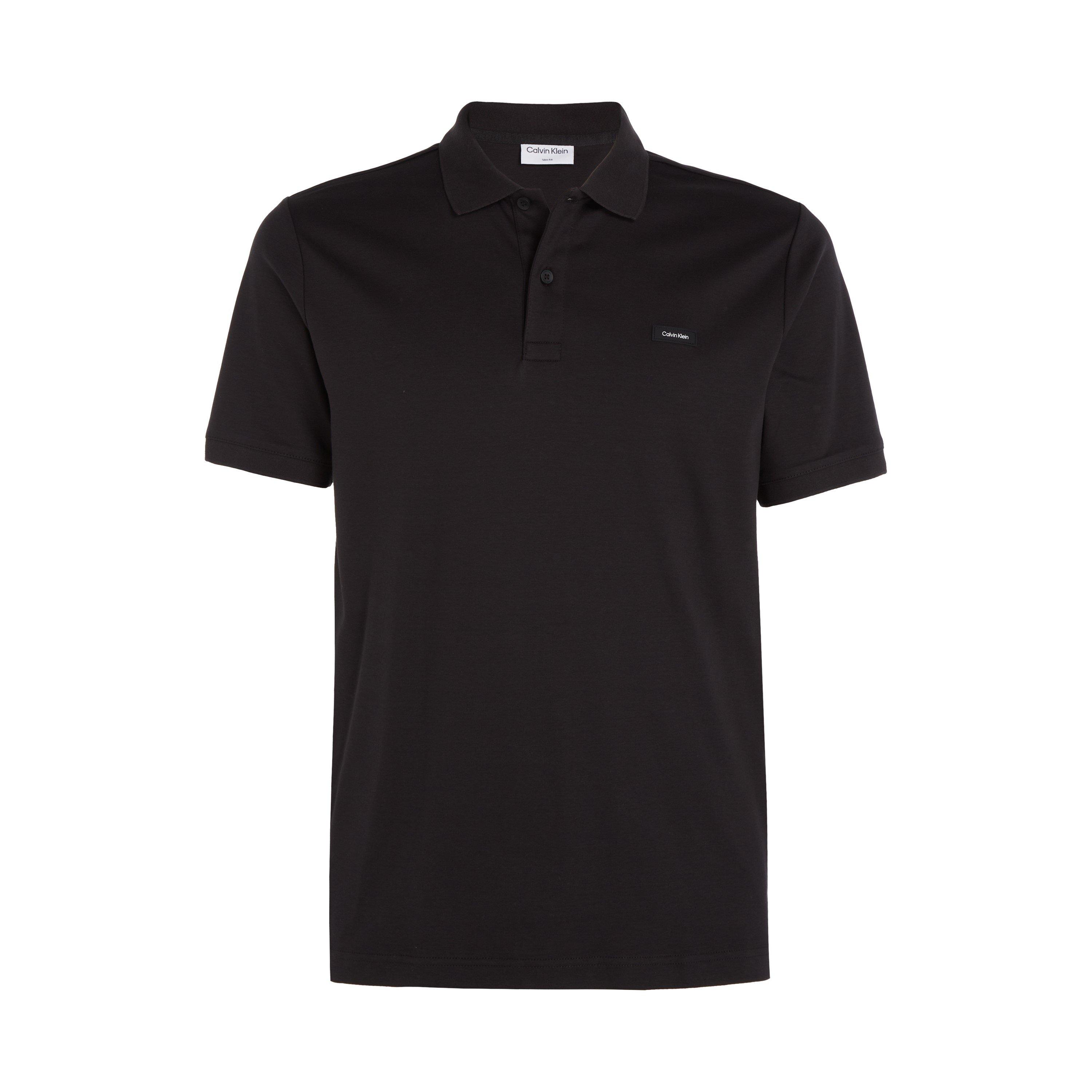 Ck Black - Calvin Klein - Men's Liquid Touch Slim Short-Sleeve Polo Shirt - 1