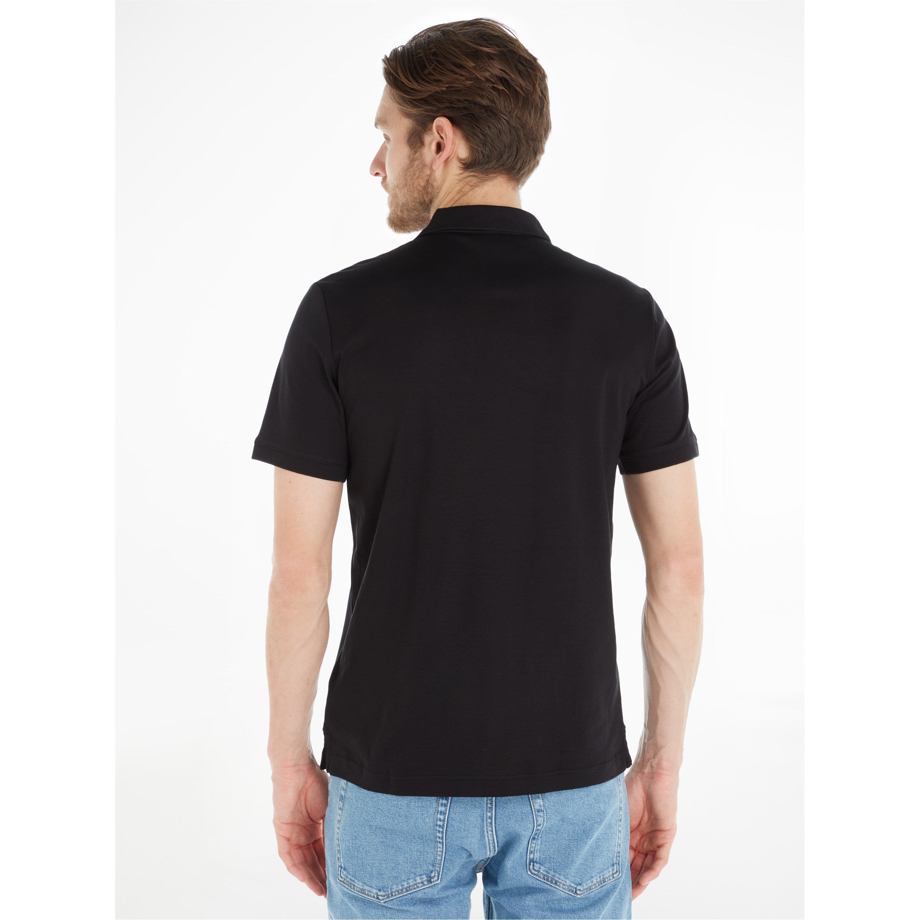 Ck Black - Calvin Klein - Men's Liquid Touch Slim Short-Sleeve Polo Shirt - 4