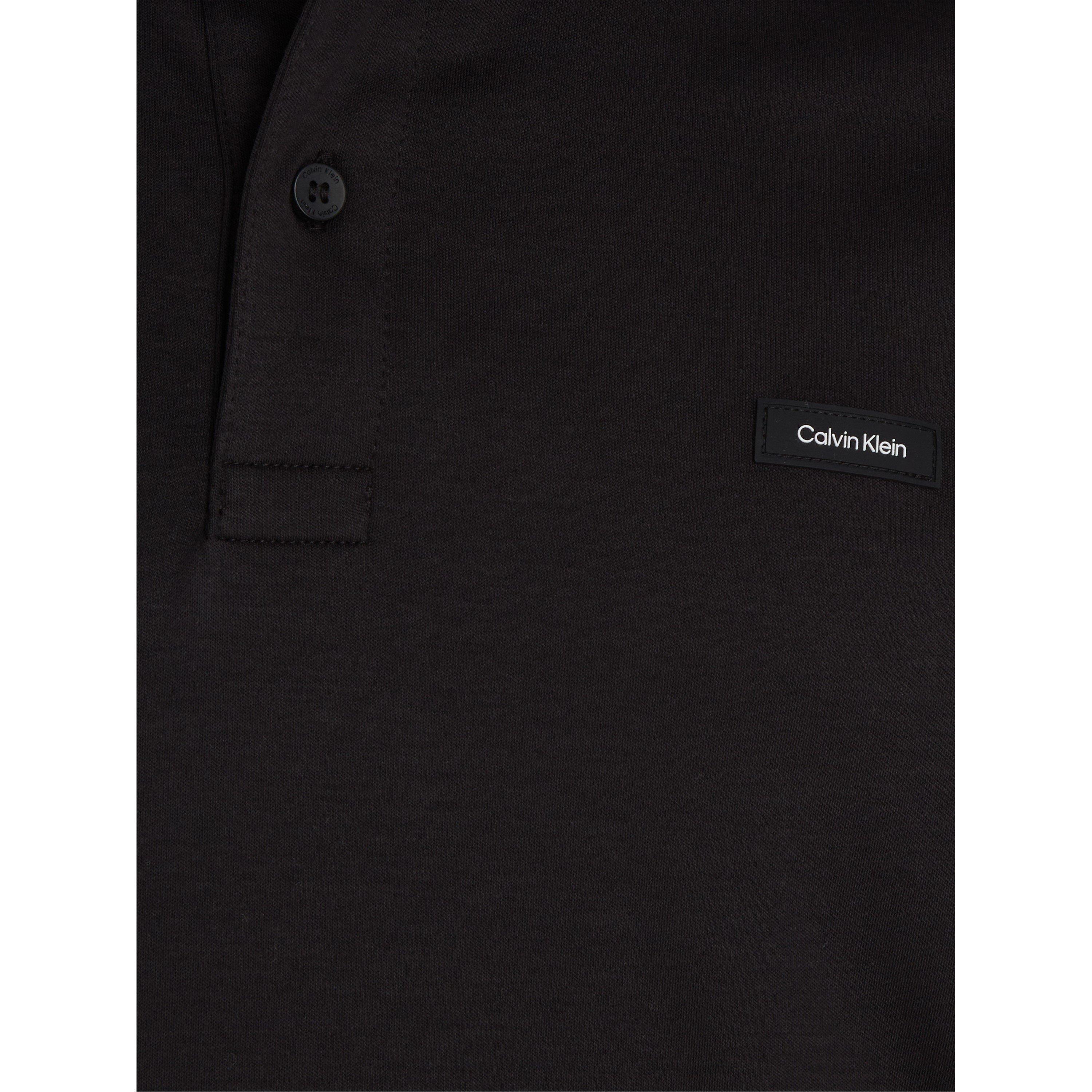 Ck Black - Calvin Klein - Men's Liquid Touch Slim Short-Sleeve Polo Shirt - 6