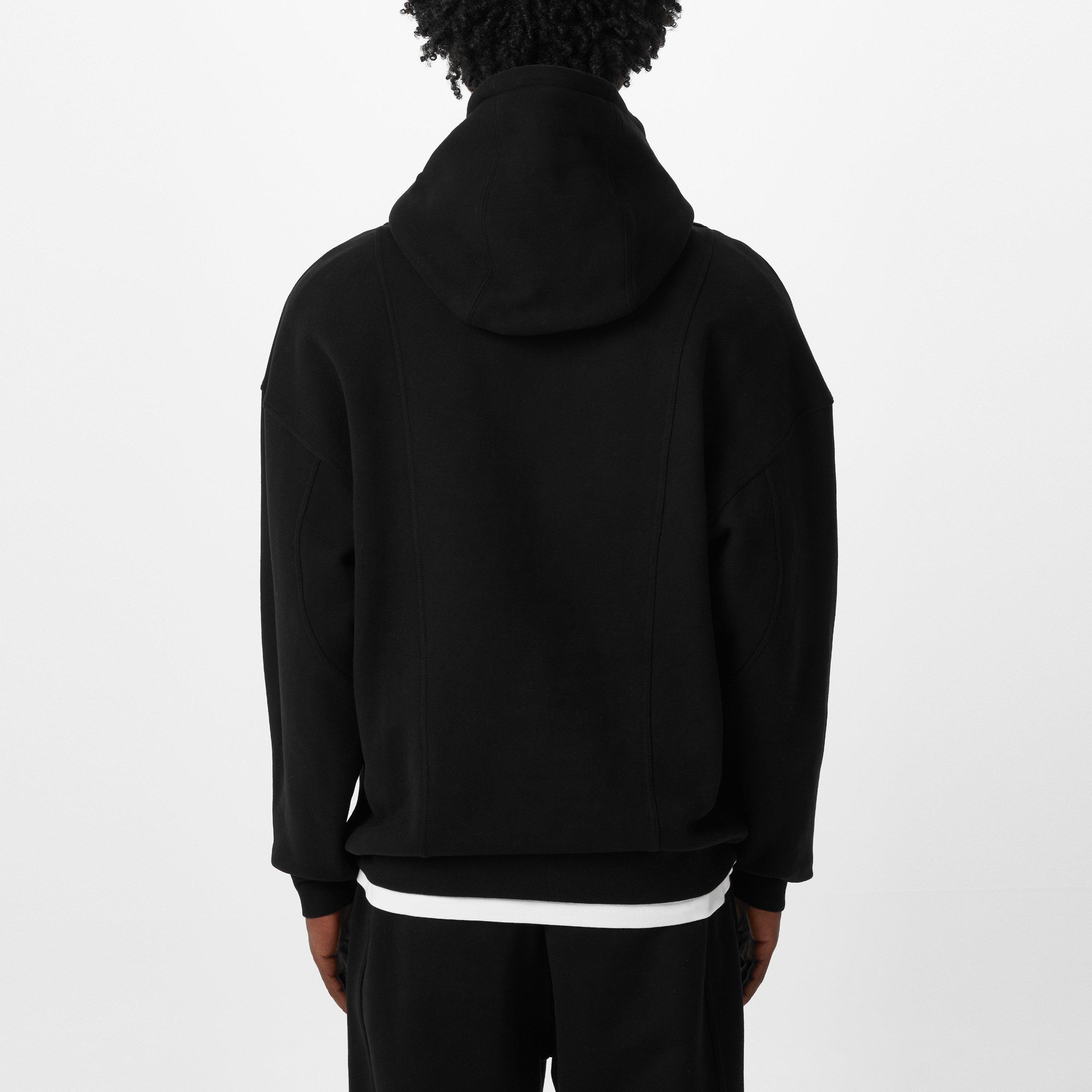 Noir - Saint Laurent - Half Zip Hoodie - 3