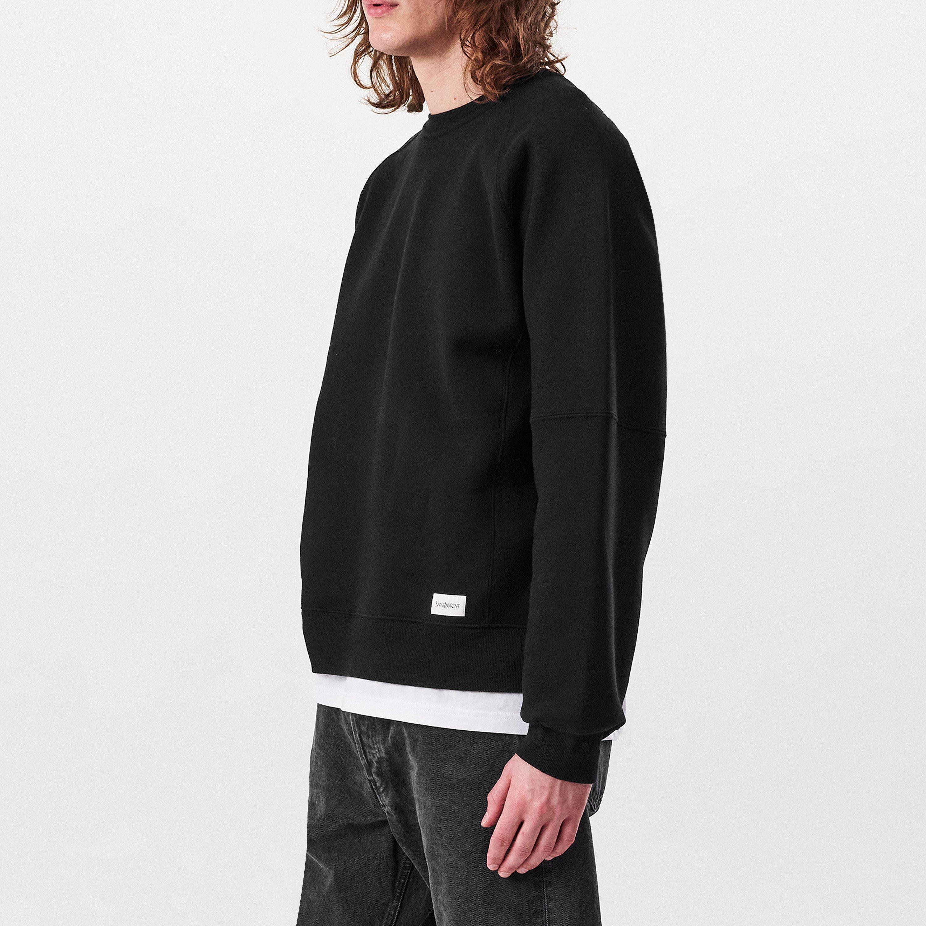 Noir - Saint Laurent - Oversized Sweatshirt - 2