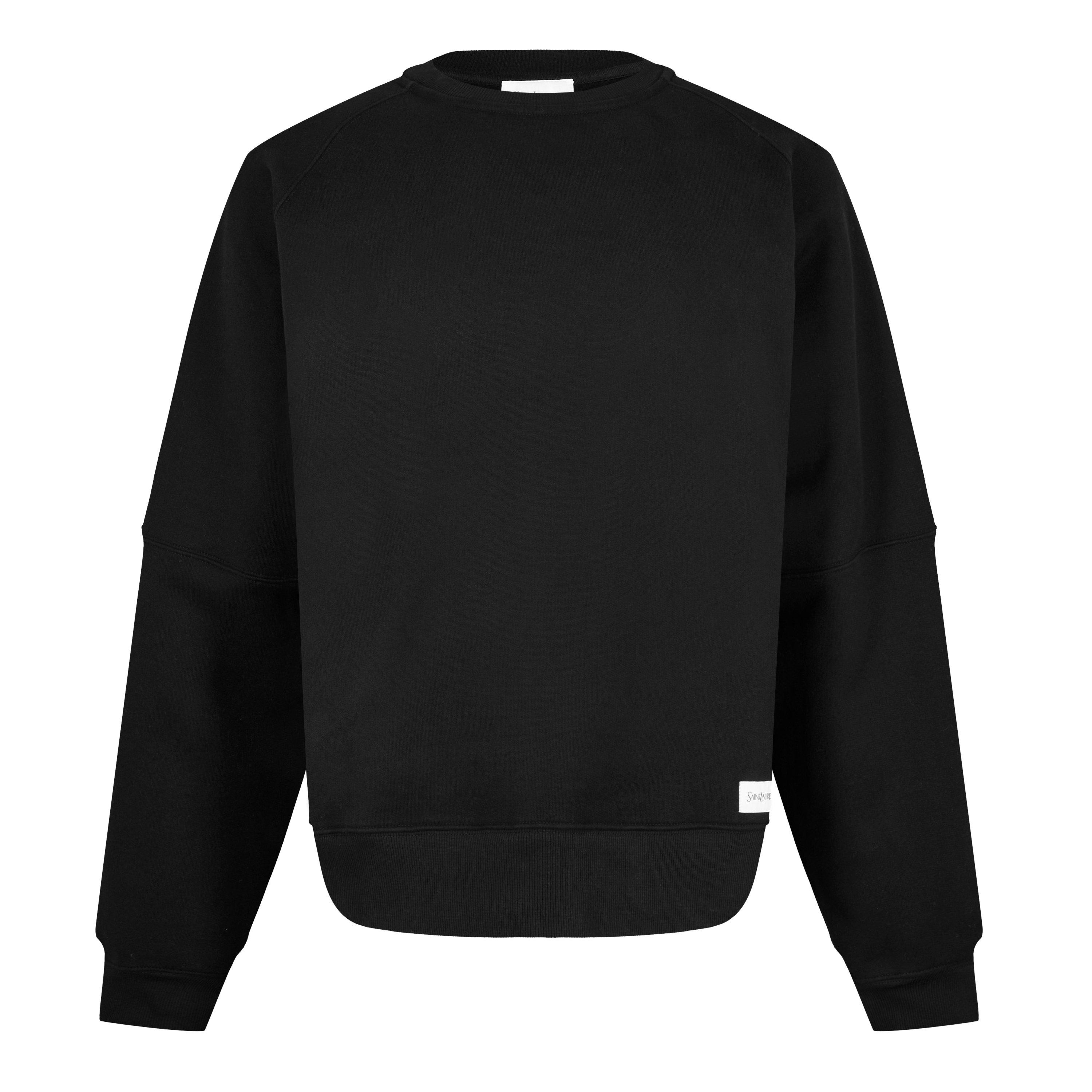 スウェット・トレーナー SAINT LAURENT Saint Laurent jersey oversized sweatshirt Saint Laurent Sweatshirt | Saks Fifth Avenue