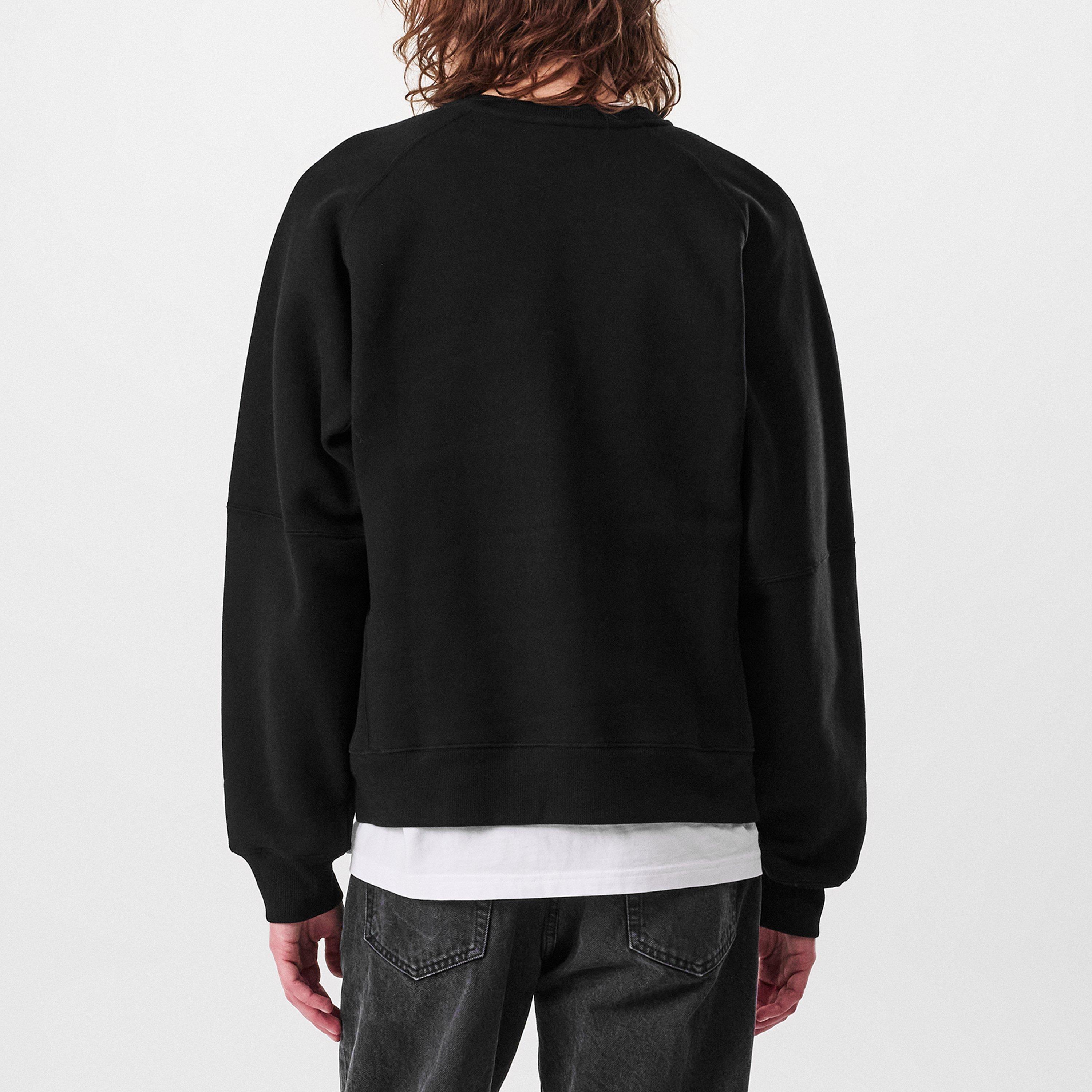 Noir - Saint Laurent - Oversized Sweatshirt - 3