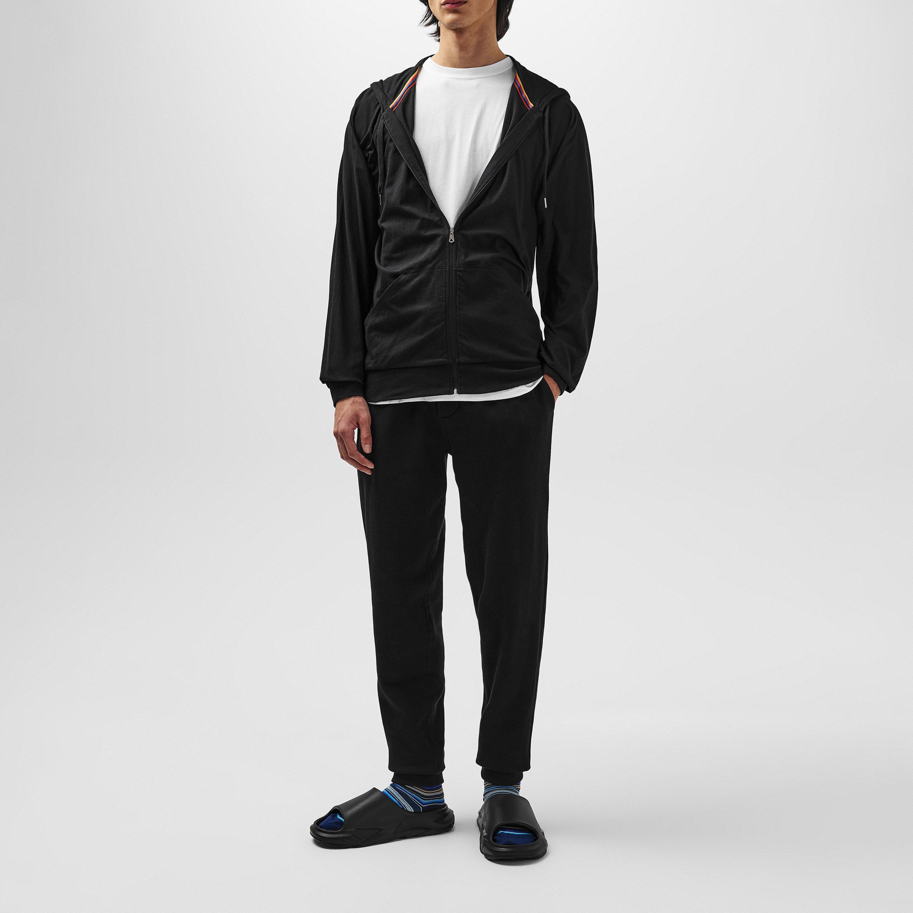 Negro 79 - Paul Smith - Men's Cotton Jersey Zip Hoodie - 6