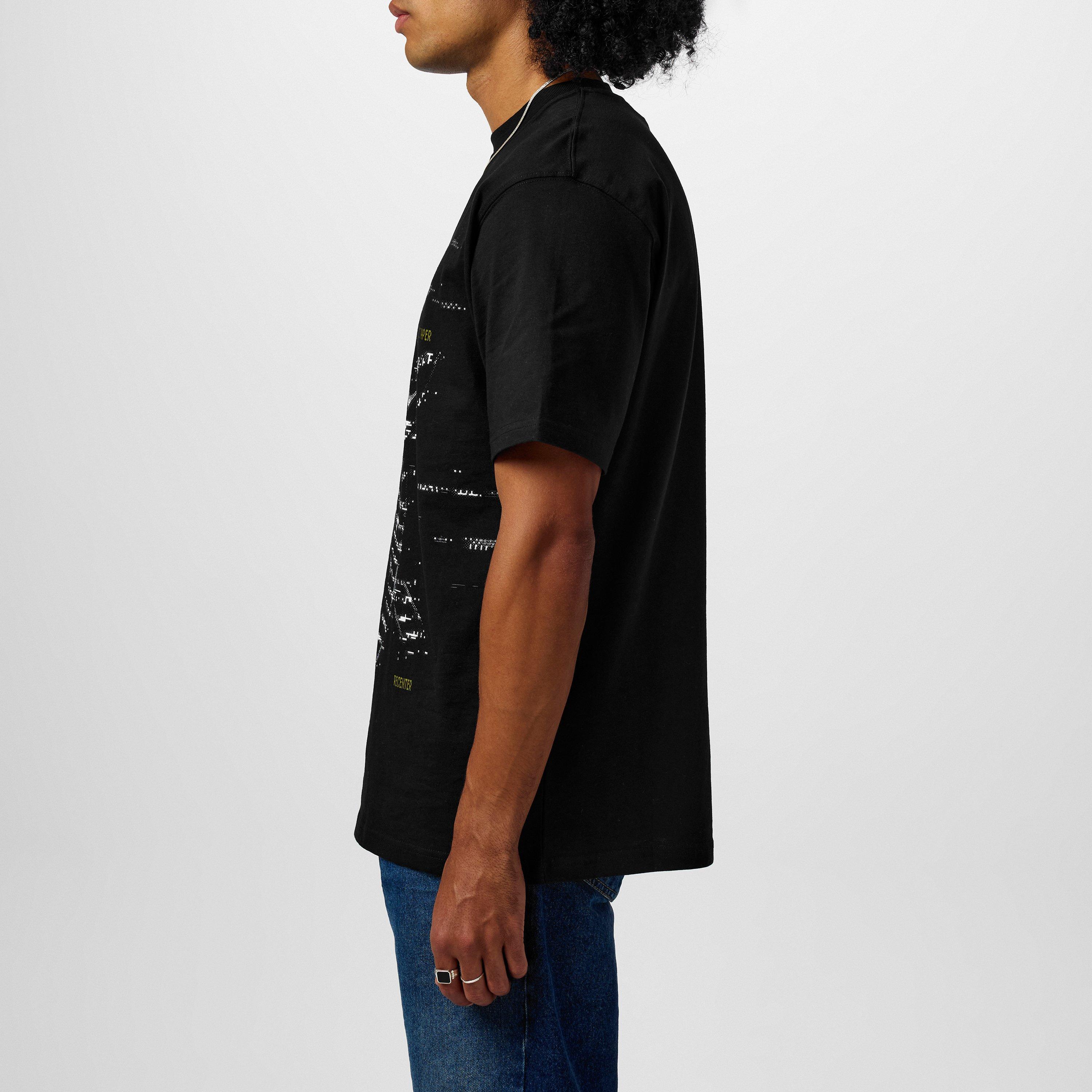 Black - Daily Paper - Men's Rewind Over-The-Head Hoodie - 2