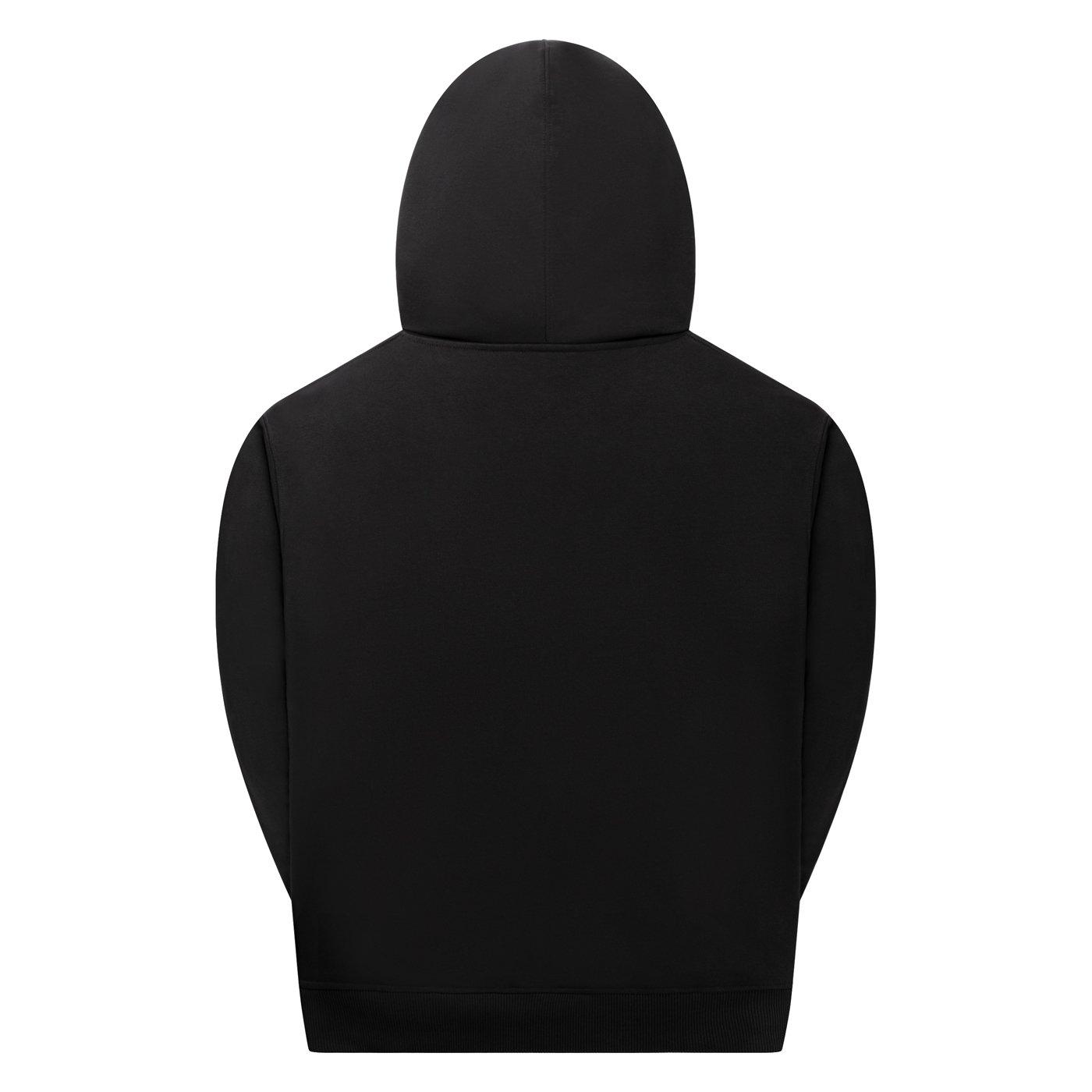 Black - Daily Paper - Men's Rewind Over-The-Head Hoodie - 3