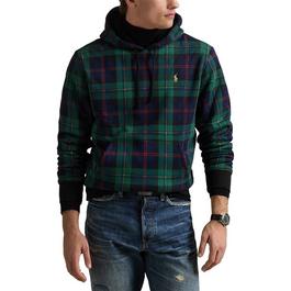 Polo Ralph Lauren Plaid Pile Fleece-Lined Hoodie
