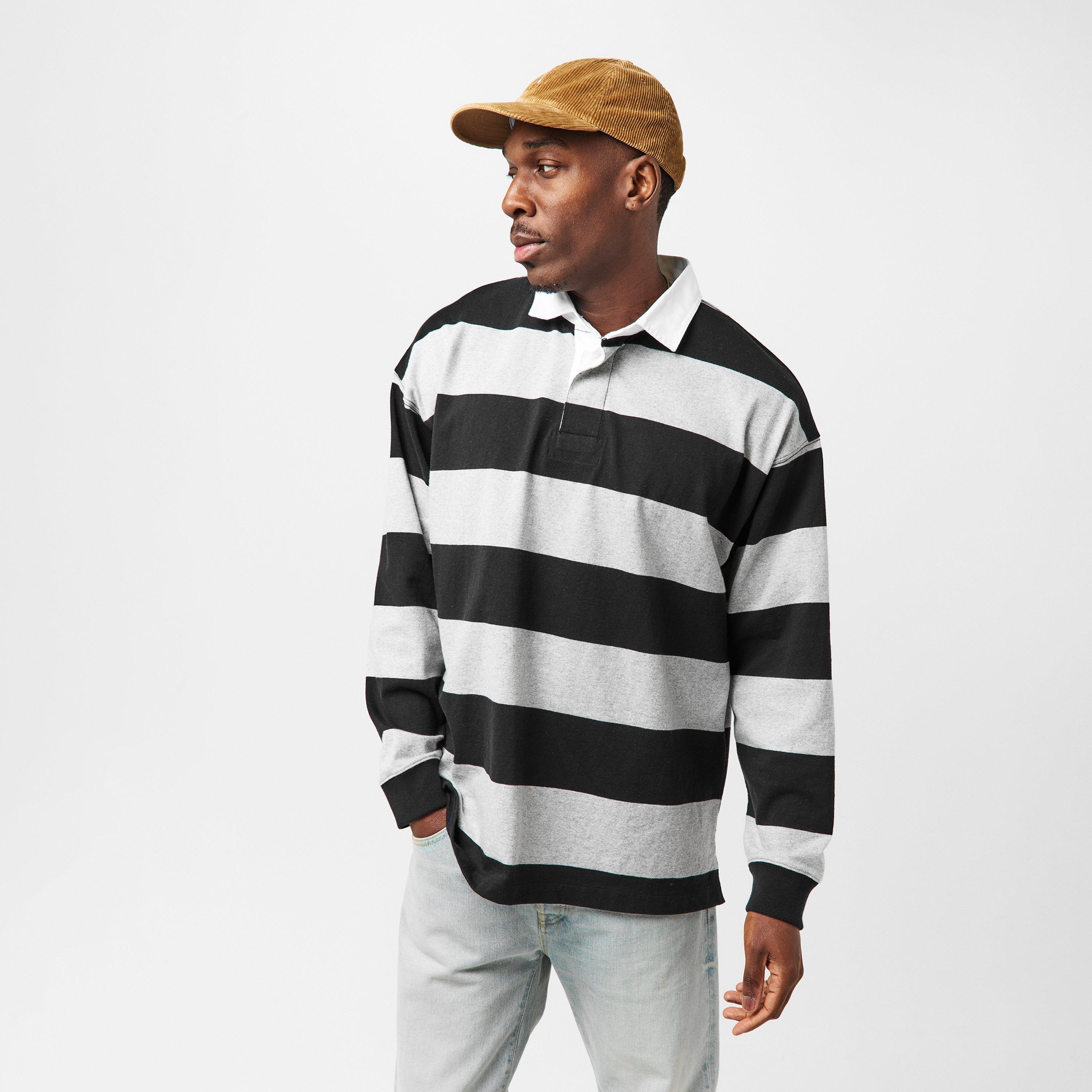Grey/Black - Polo Ralph Lauren - Stripe Rugby Shirt - 3