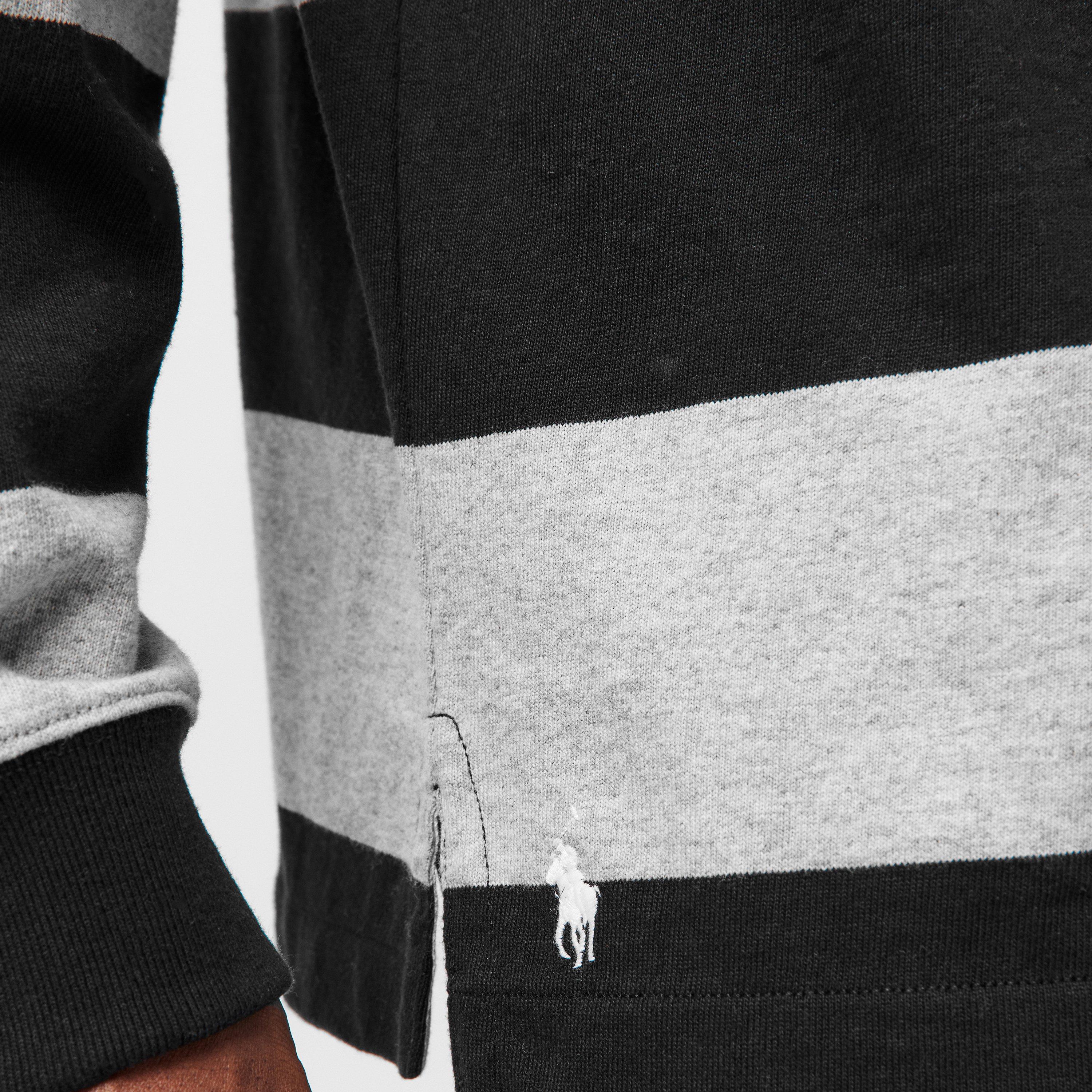 Grey/Black - Polo Ralph Lauren - Stripe Rugby Shirt - 5