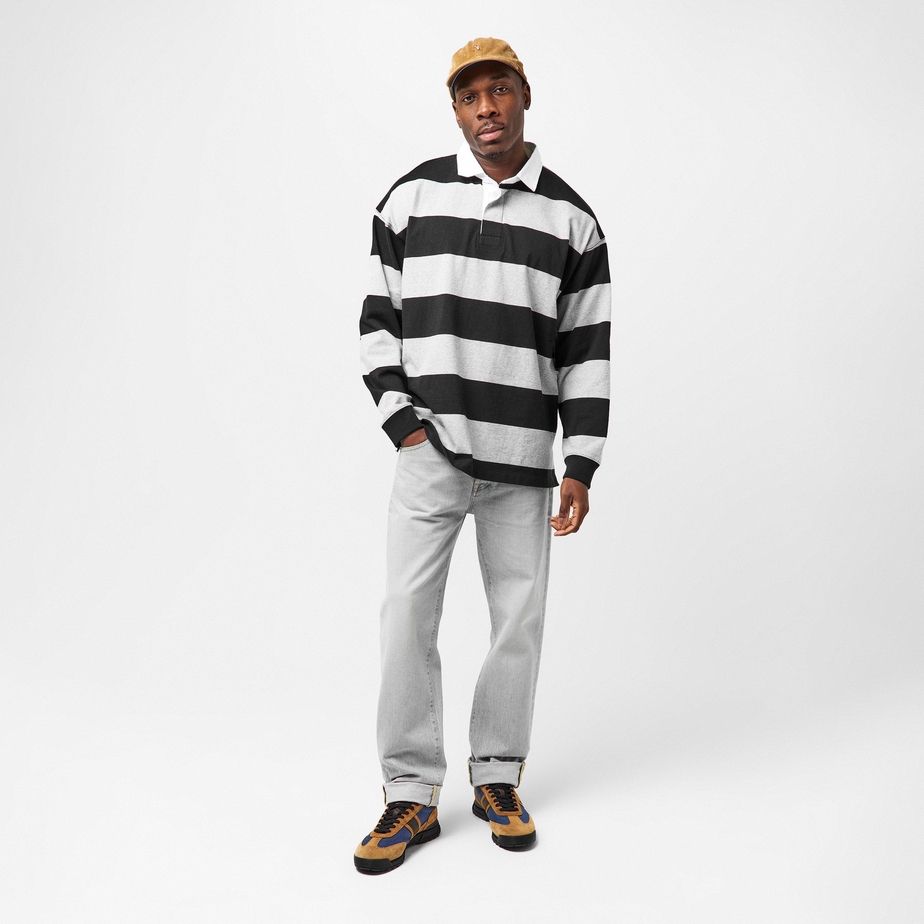 Grey/Black - Polo Ralph Lauren - Stripe Rugby Shirt - 6