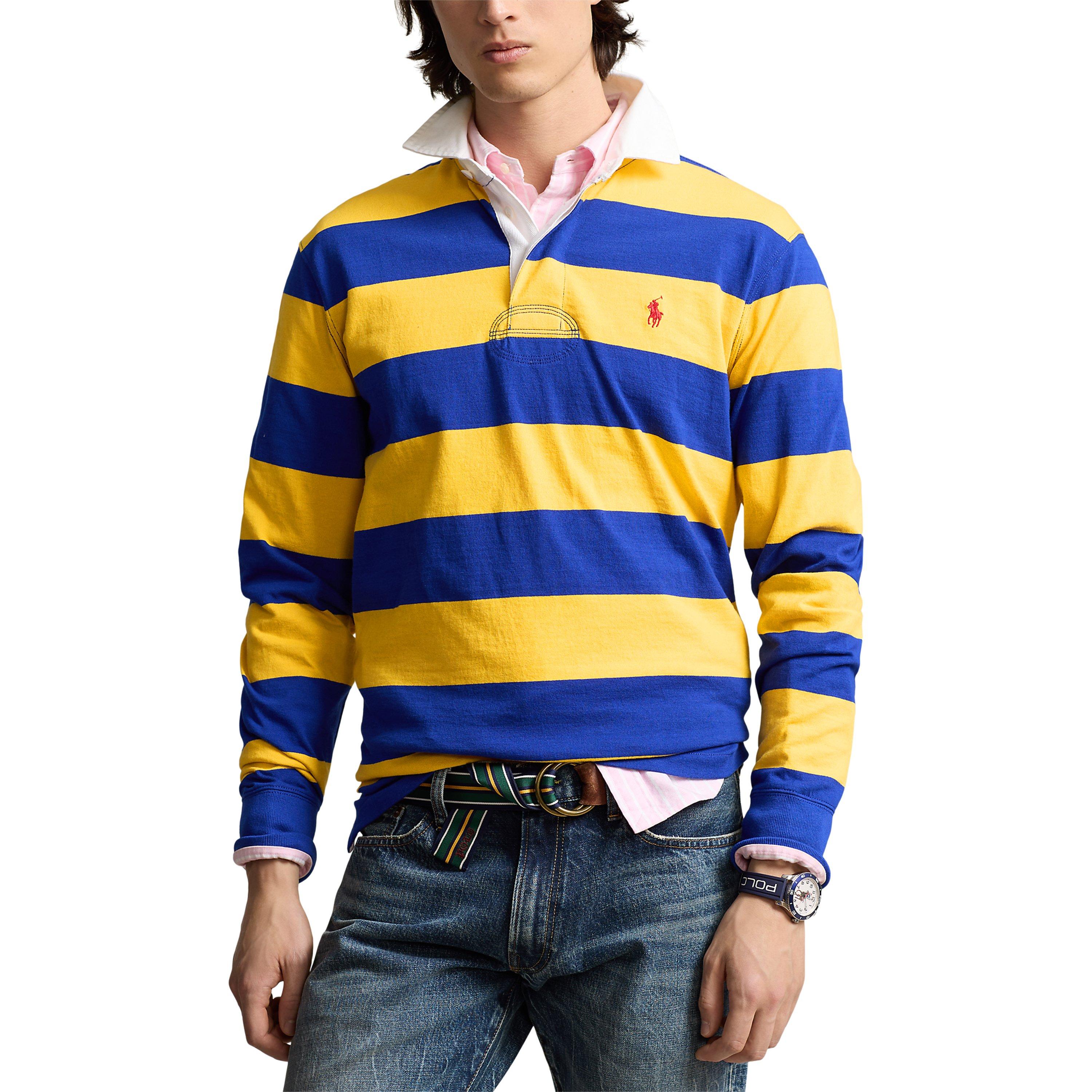 Yellow/Blue - Polo Ralph Lauren - Stripe Rugby Shirt - 2