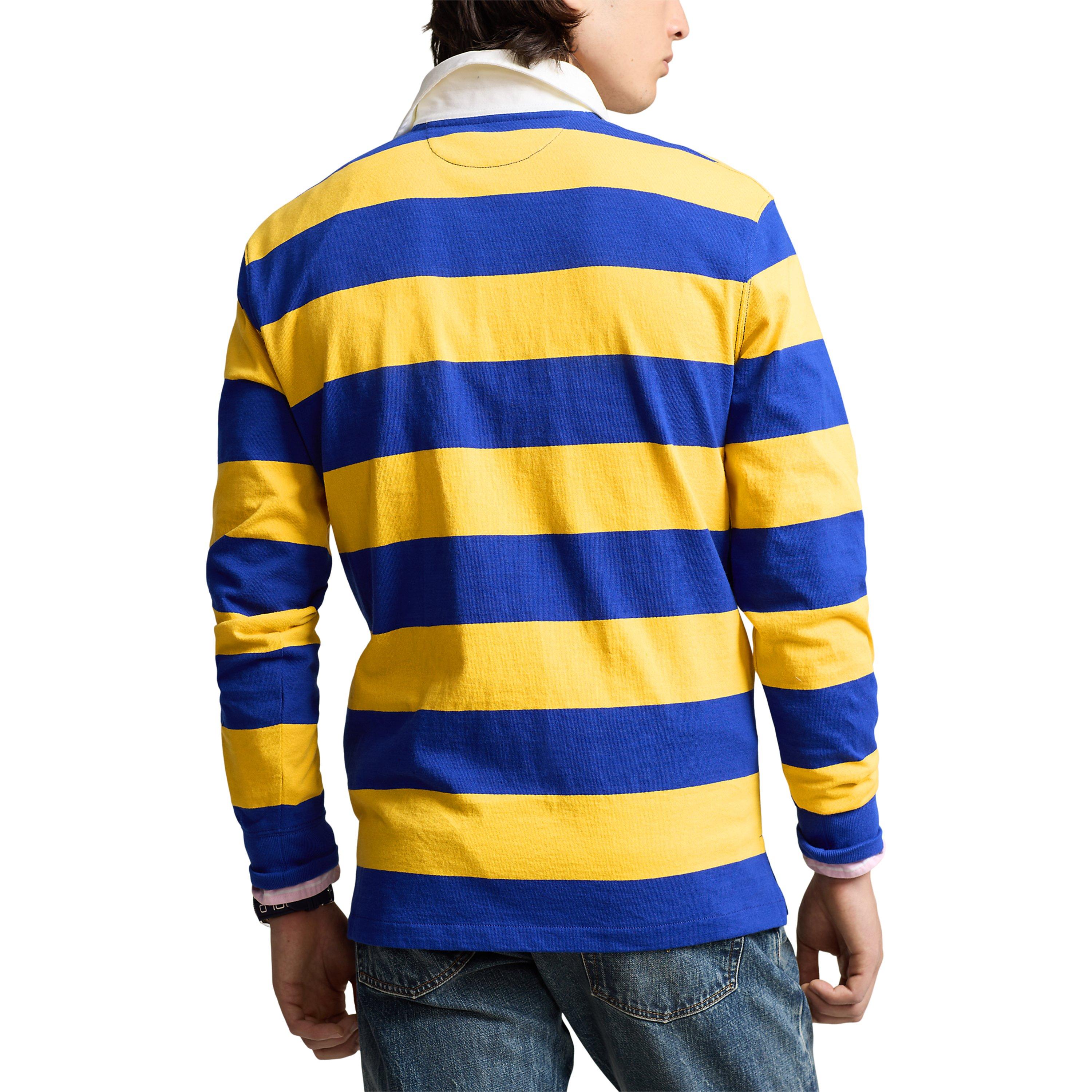 Yellow/Blue - Polo Ralph Lauren - Stripe Rugby Shirt - 3