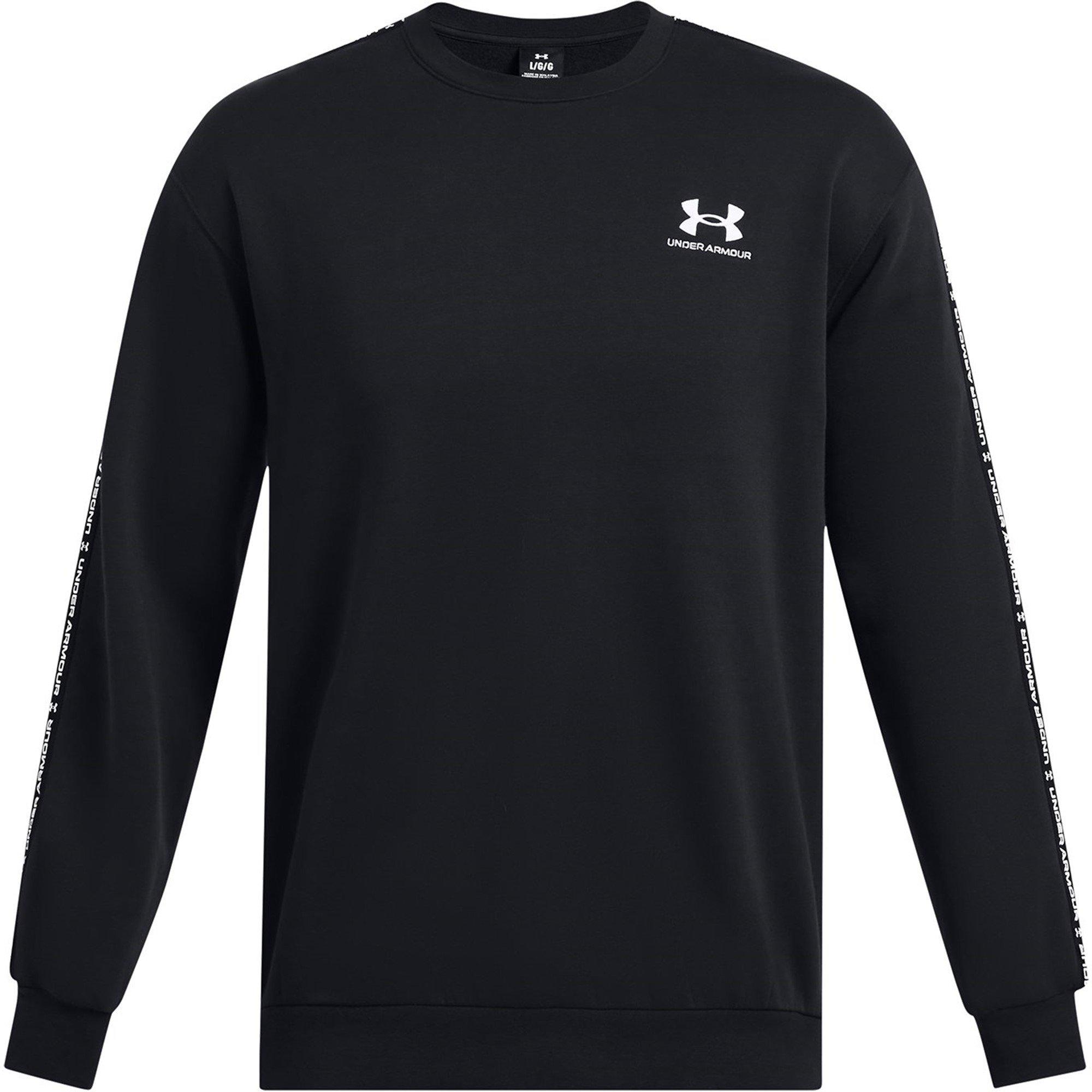 Black - Under Armour - Men's Icon Fleece Taping Sweatshirt - 1