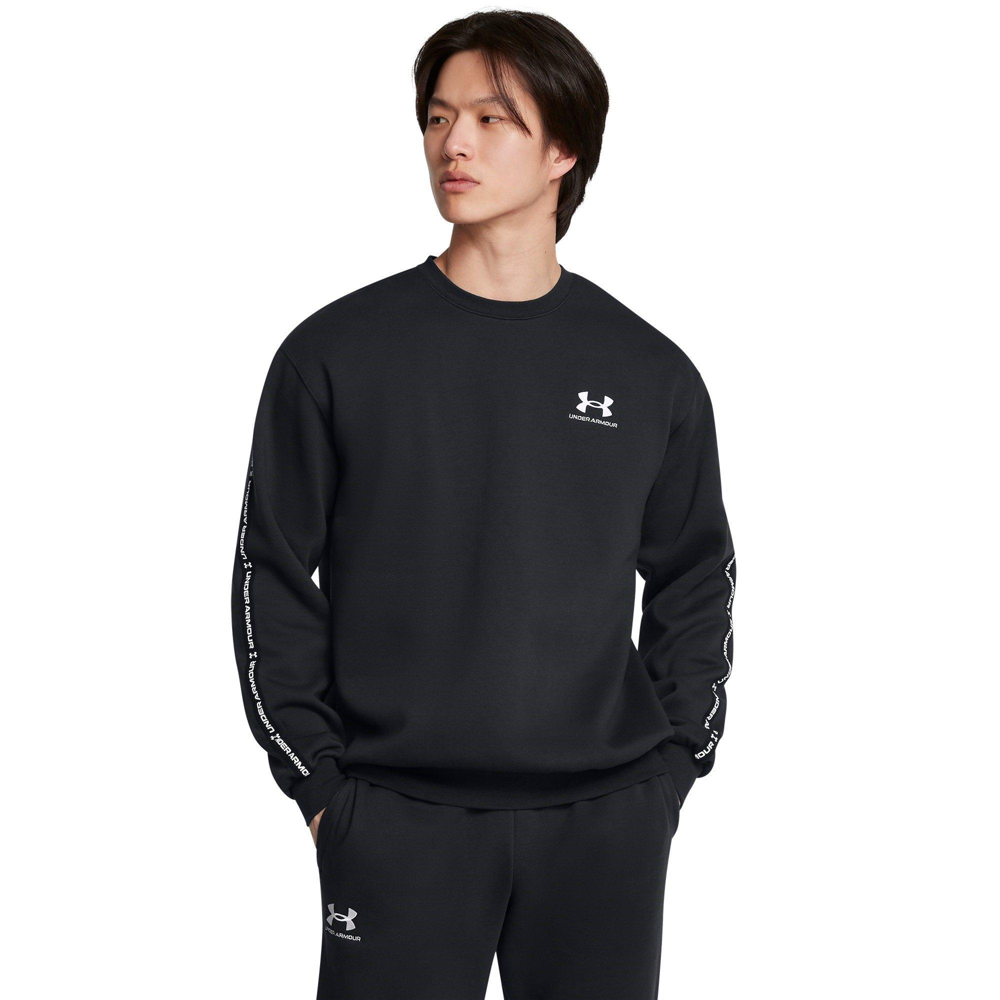 Preto - Under Armour - Icon Fleece Taping Sweatshirt - 3