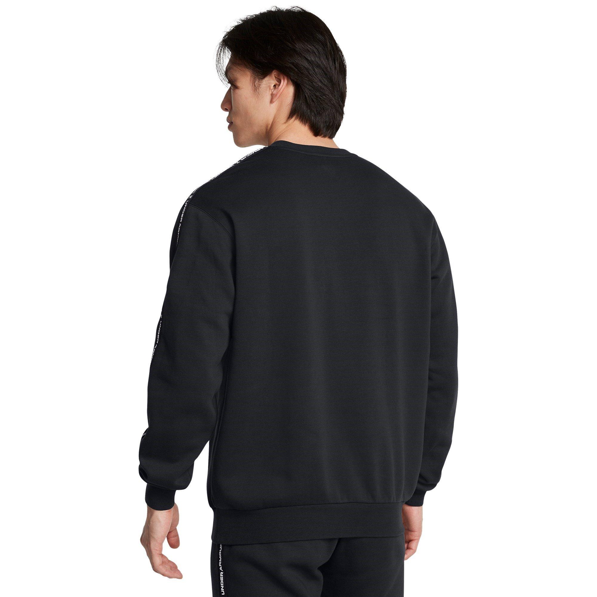 Preto - Under Armour - Icon Fleece Taping Sweatshirt - 4