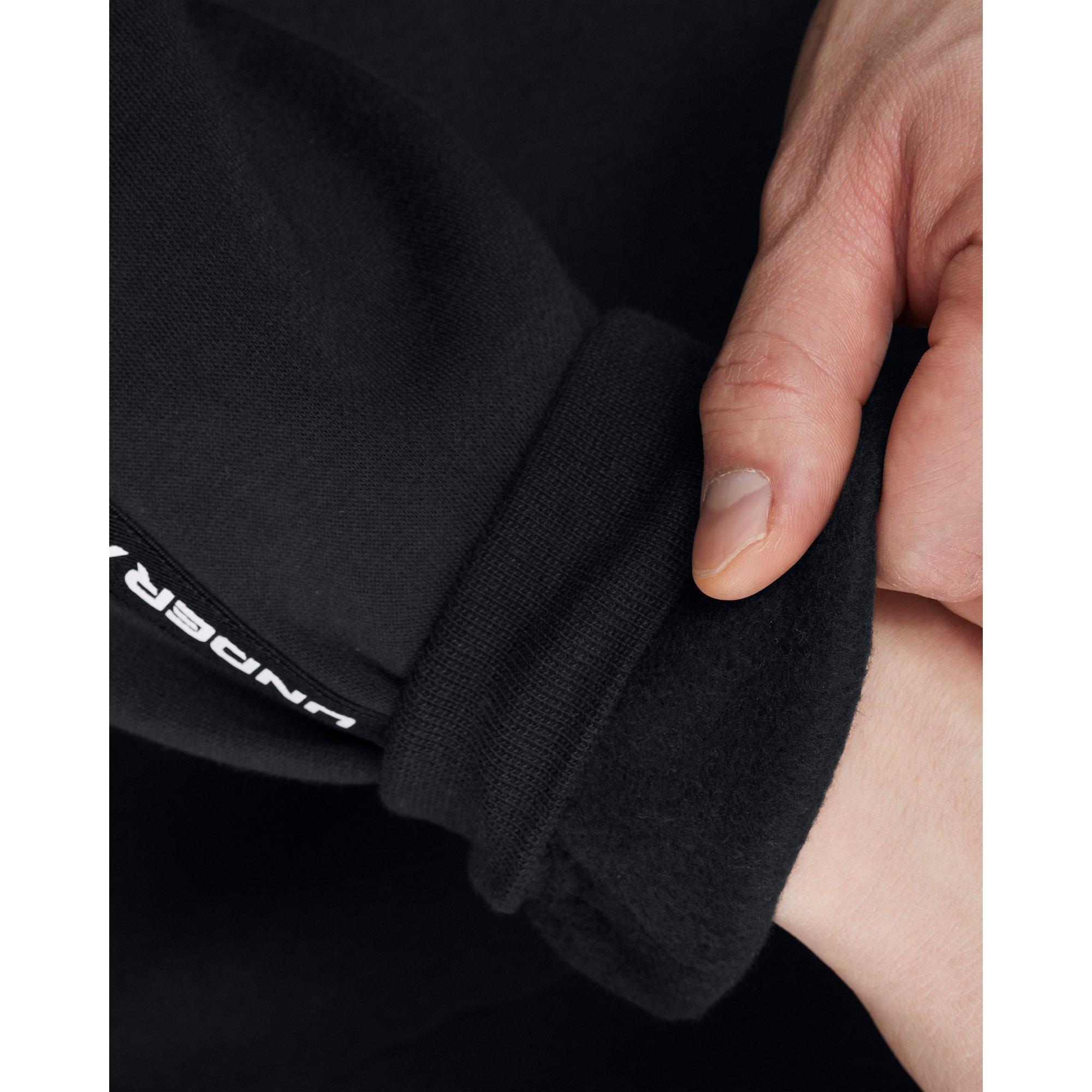 Preto - Under Armour - Icon Fleece Taping Sweatshirt - 5