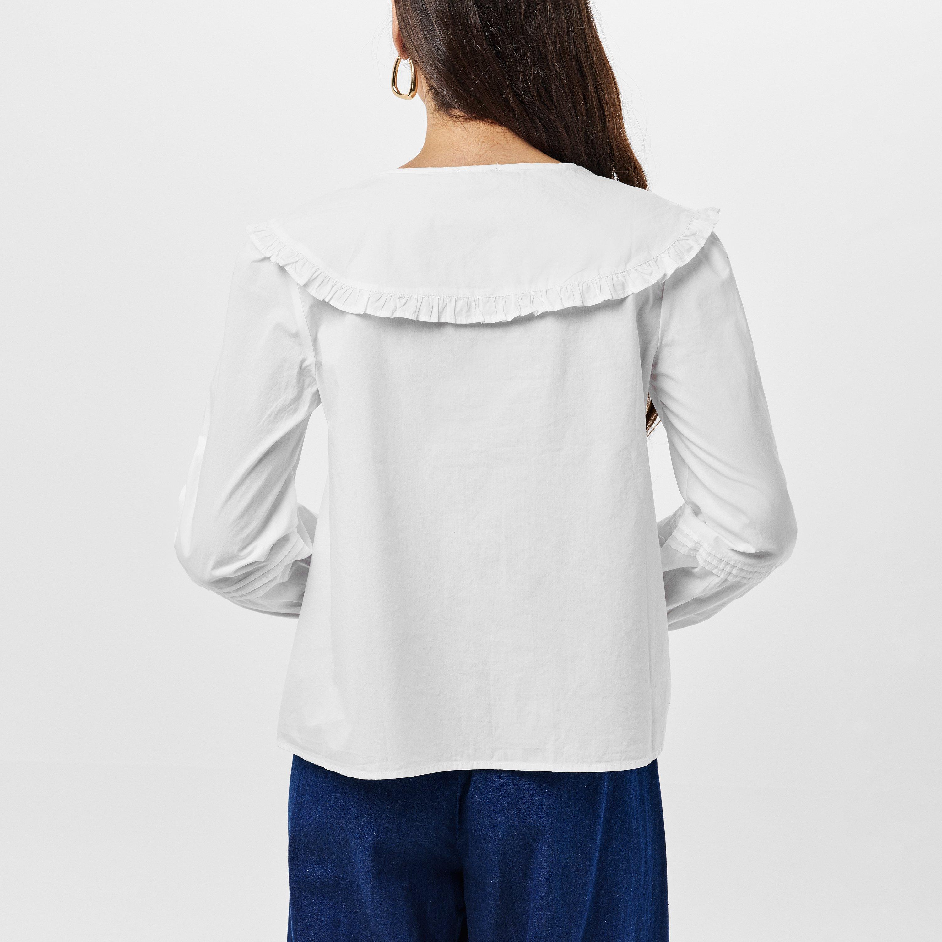 White - Nobodys Child - Jennifer Long Sleeve Blouse - 4