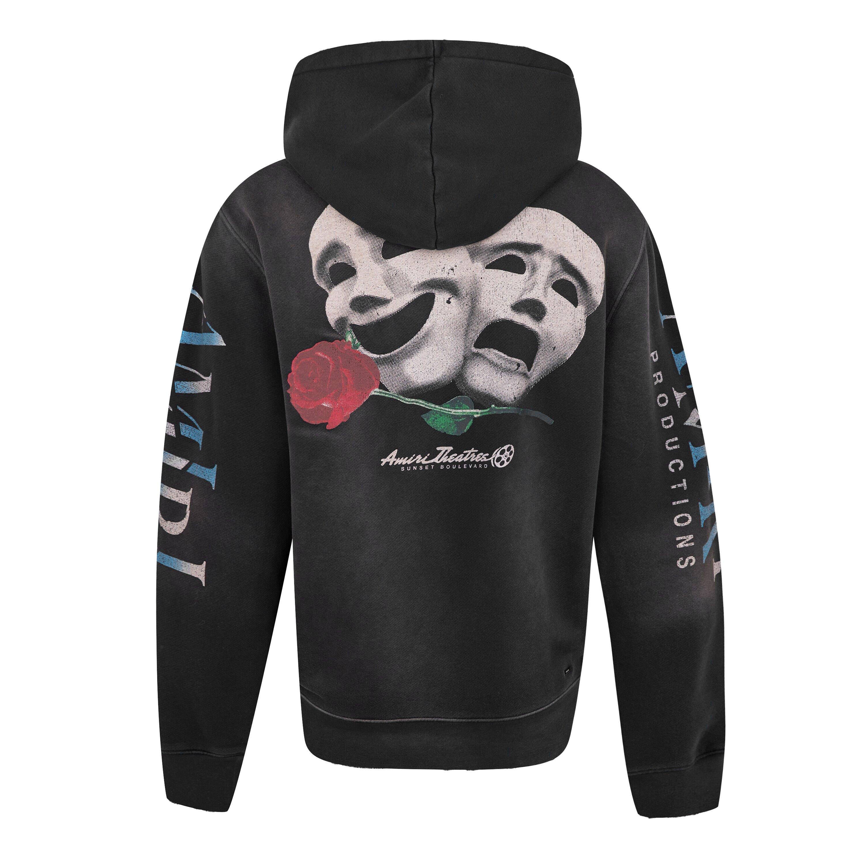 Black - Amiri - Over The Head Theatres Hoodie - 1