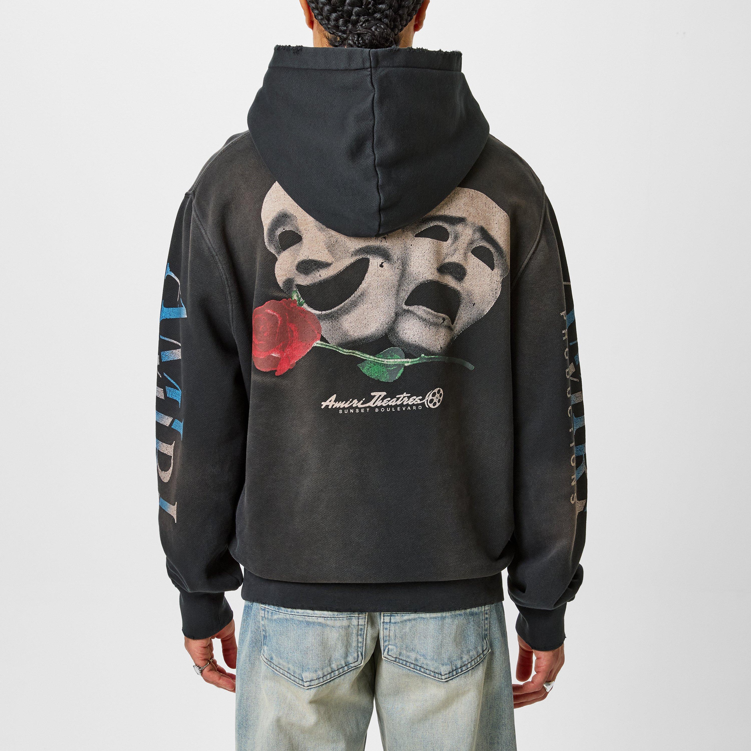 Black - Amiri - Over The Head Theatres Hoodie - 3