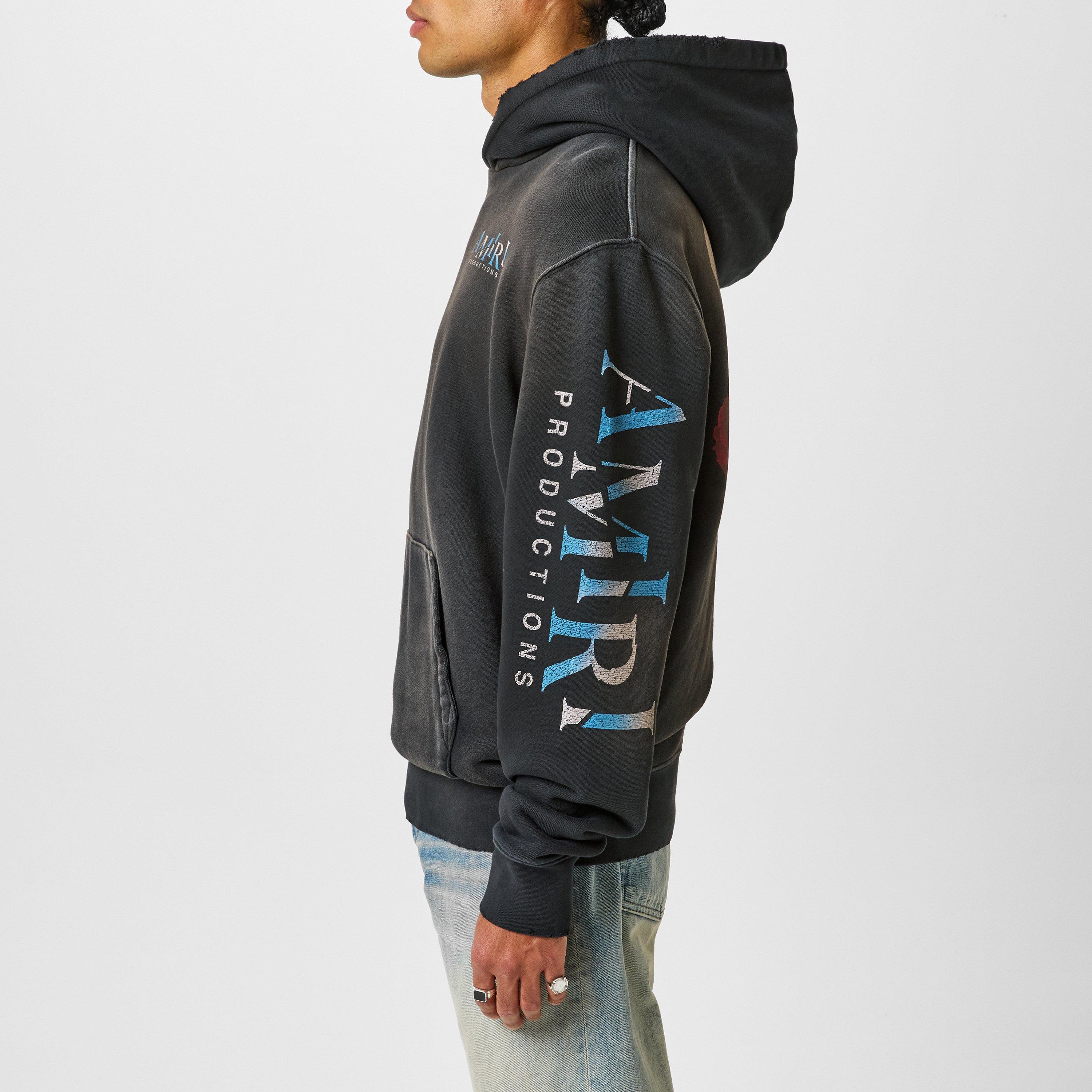 Black - Amiri - Over The Head Theatres Hoodie - 5