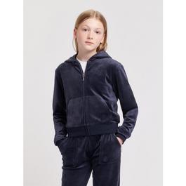 Juicy Couture Tonal Zip Hoodie Junior