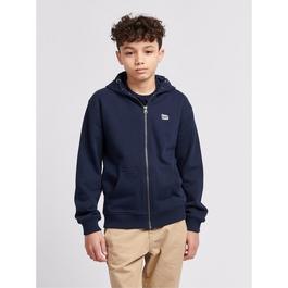 Lee Badge Logo Zip Hoodie Juniors