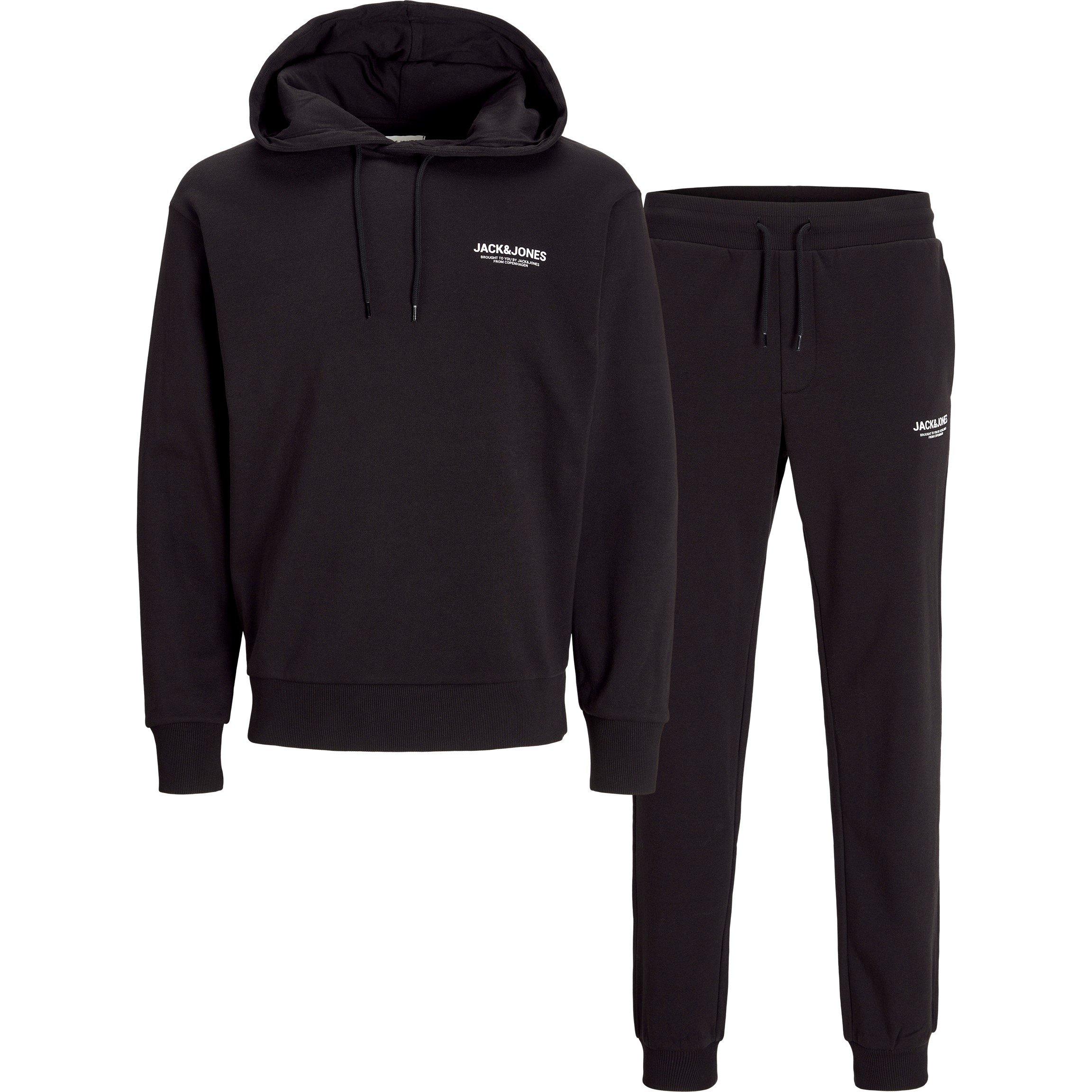 Jack and jones black joggers online