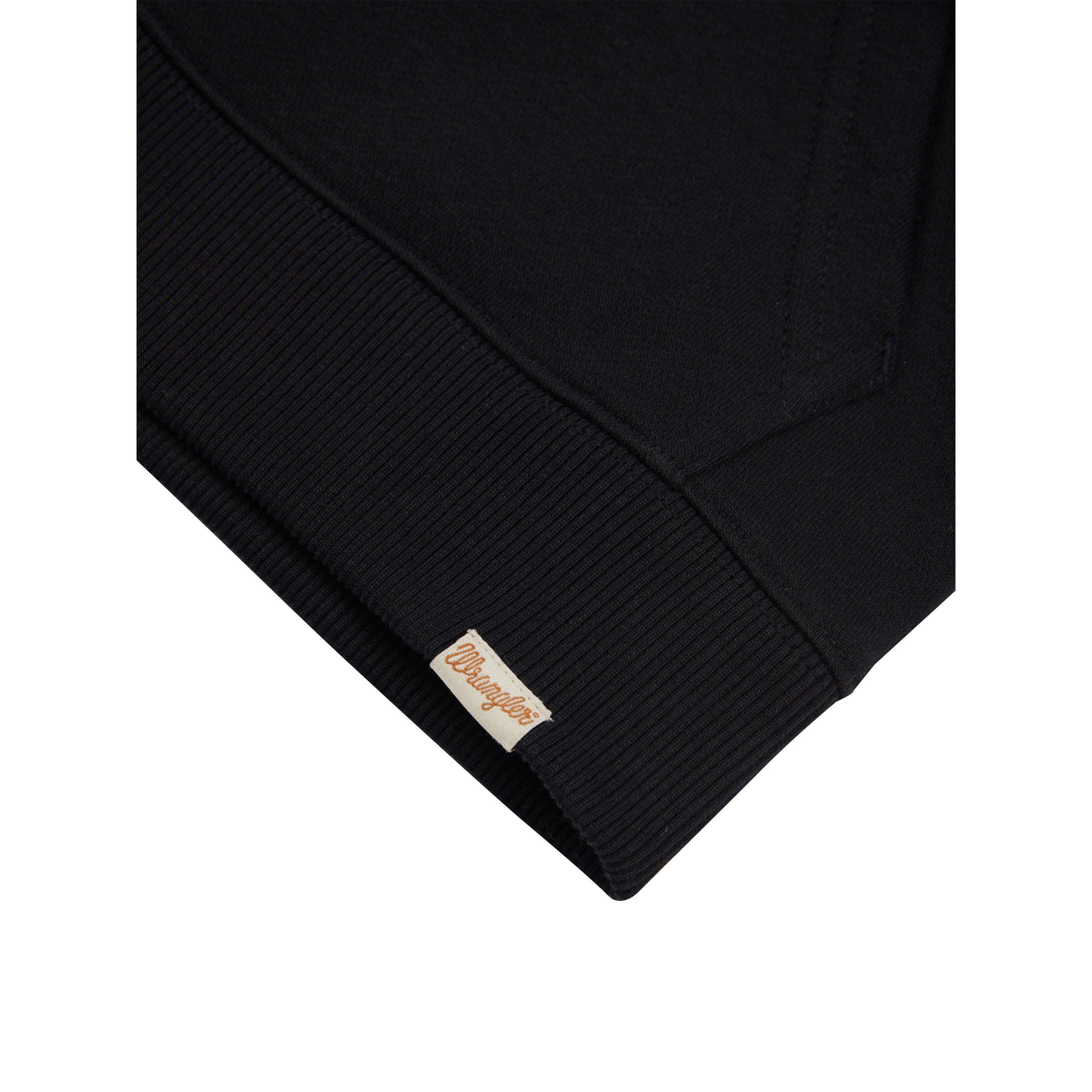 Black - Wrangler - Badge Zip Hoodie - 4