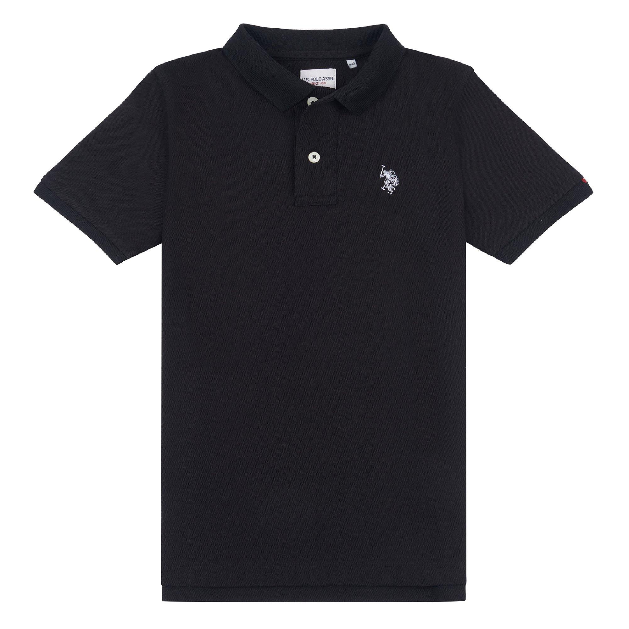 Preto - US Polo Assn - Kids' Short-Sleeve Polo Shirt - 1