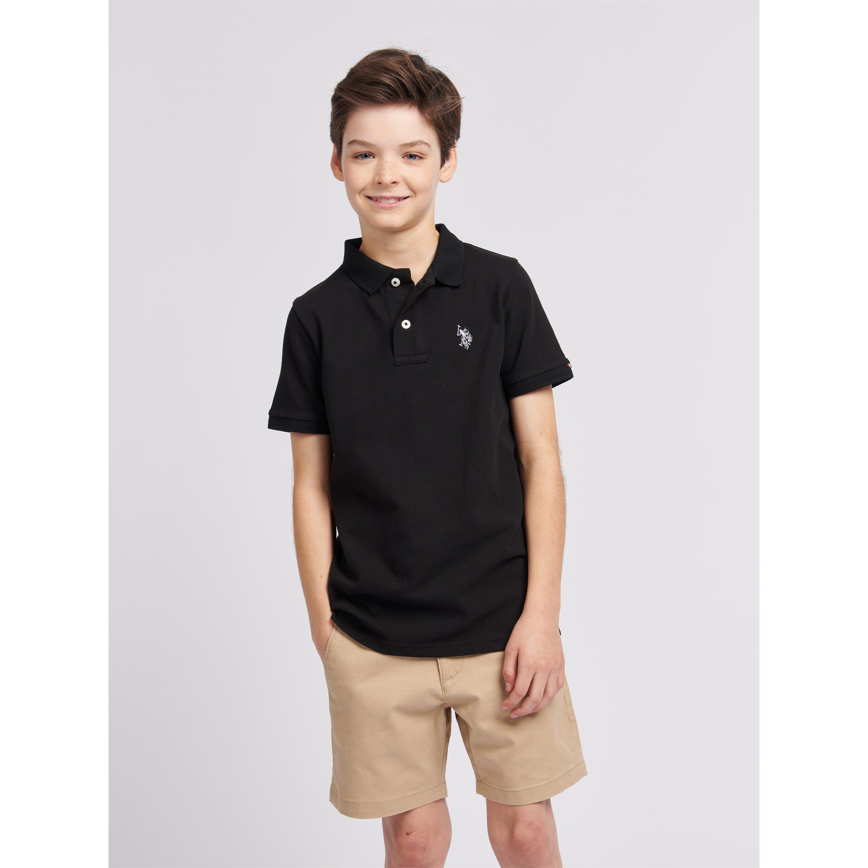 Black - US Polo Assn - Short-Sleeve Polo Shirt - 3