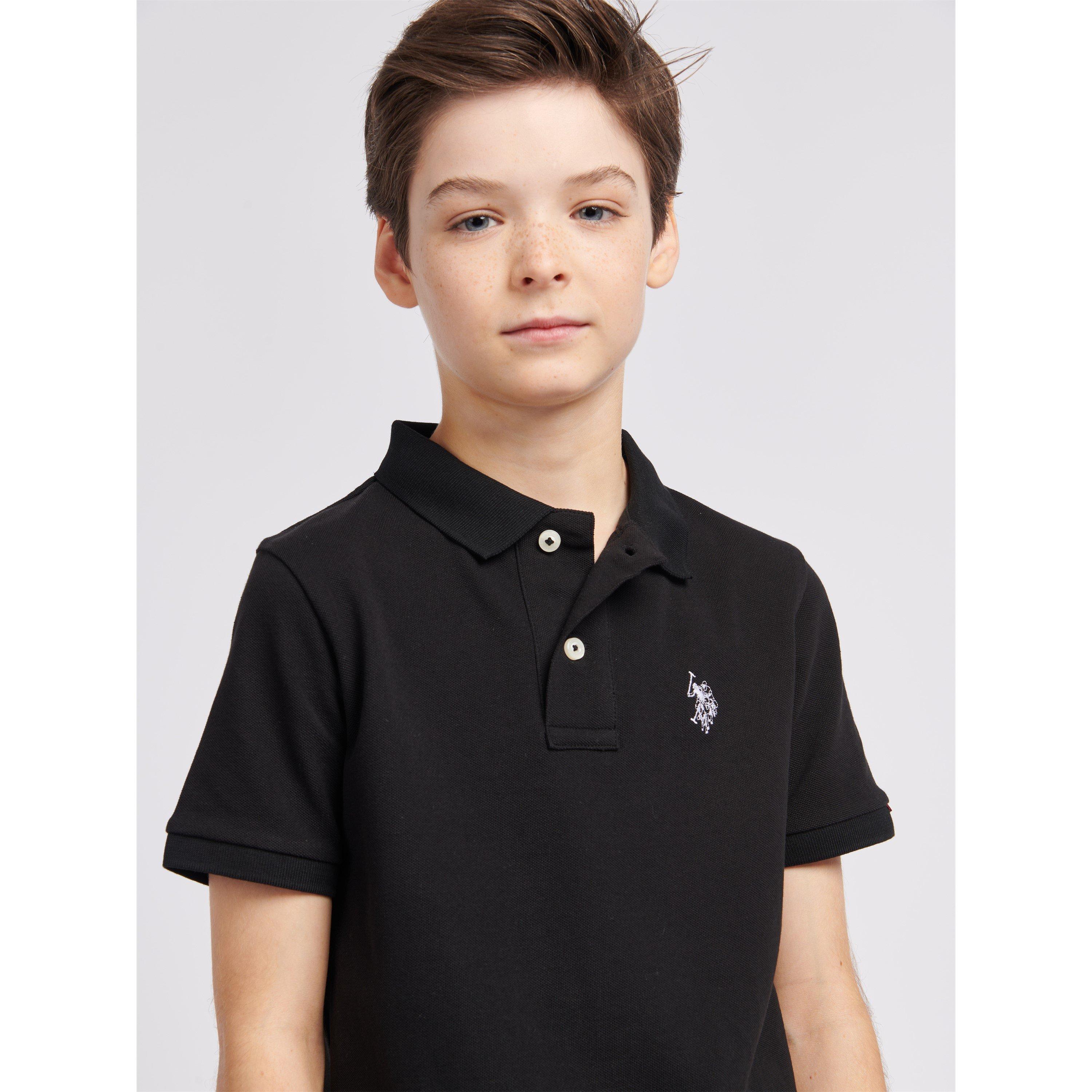 Black - US Polo Assn - Short-Sleeve Polo Shirt - 4