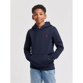 US Polo Assn Double Horsemen Brush Back Hoodie Childrens