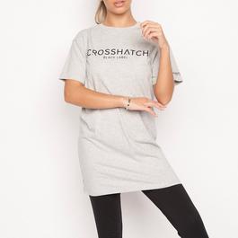 Crosshatch T Shirt Dress Womens