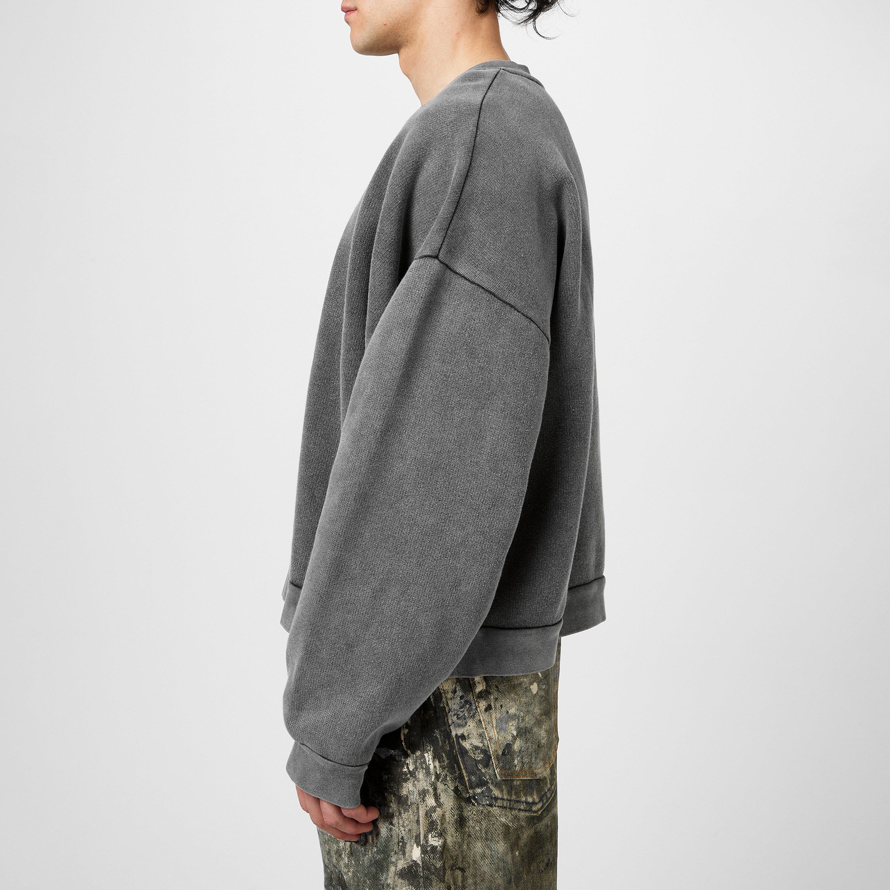 Black - Acne Studios - Men's Faded Crew Sweatshirt - 2