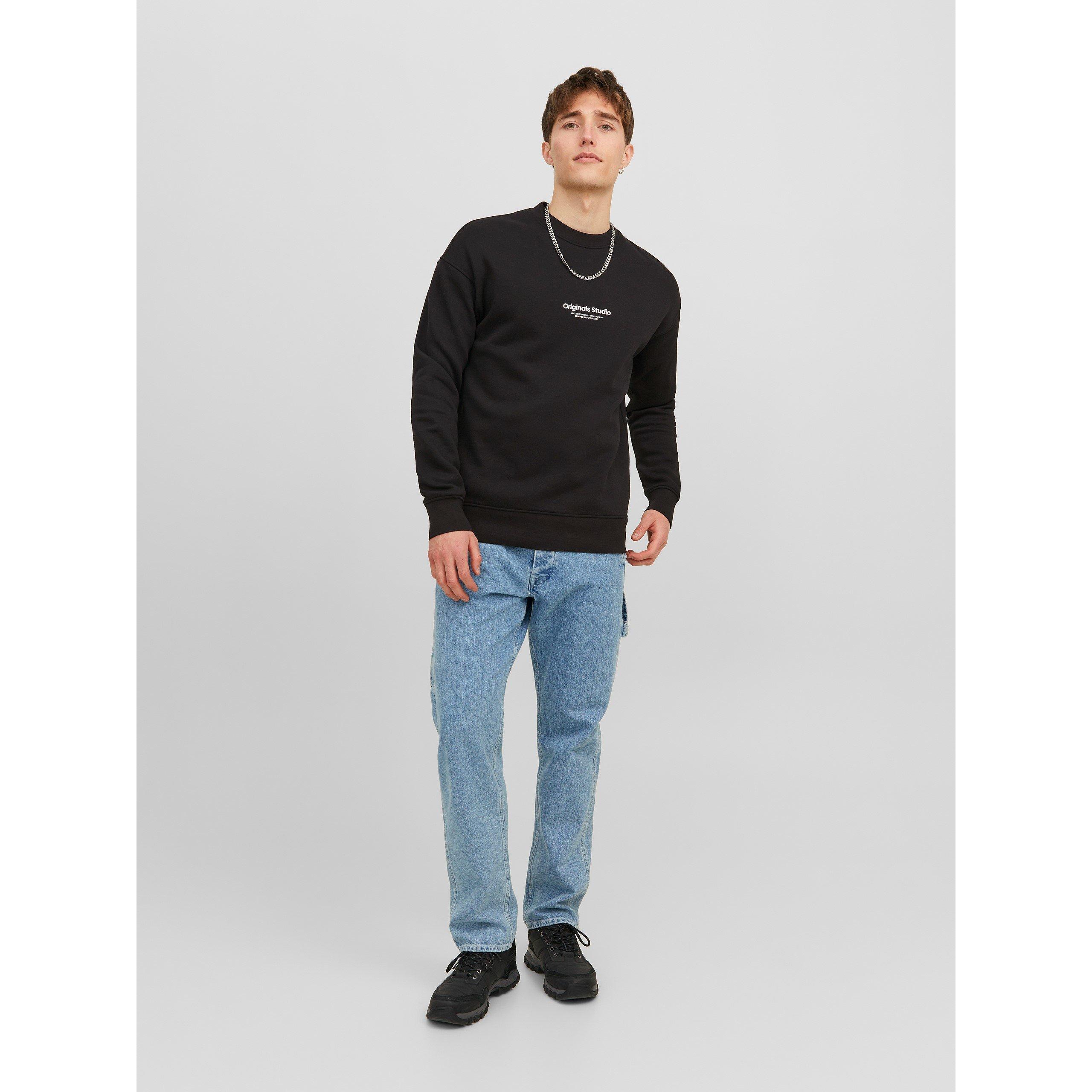 Schwarz - Jack and Jones - Jorvester Crew Sweatshirt - 2