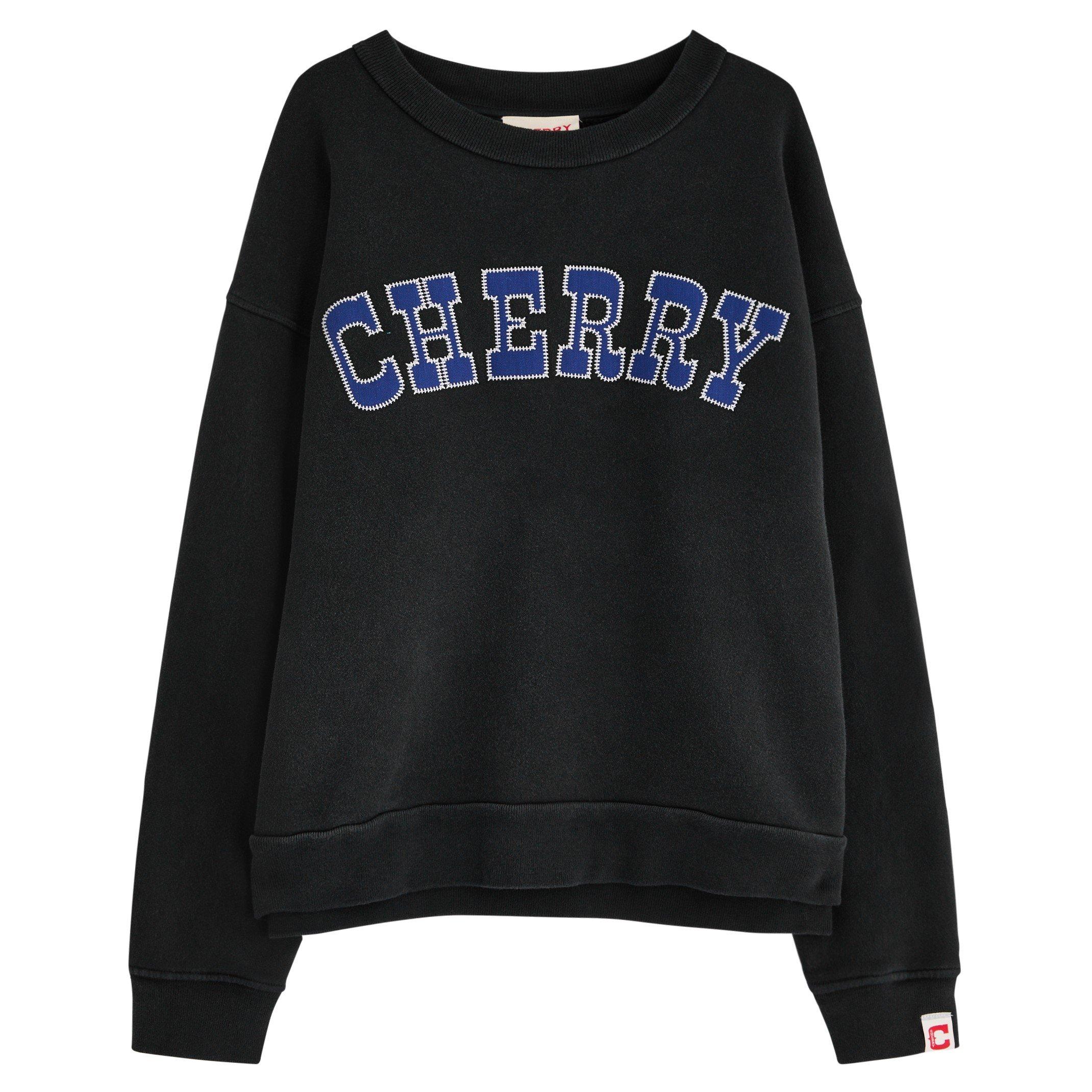 BLACK - Cherry LA - CH CREWNECK