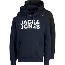 Jack and Jones Corp 2 Pack Hoodie