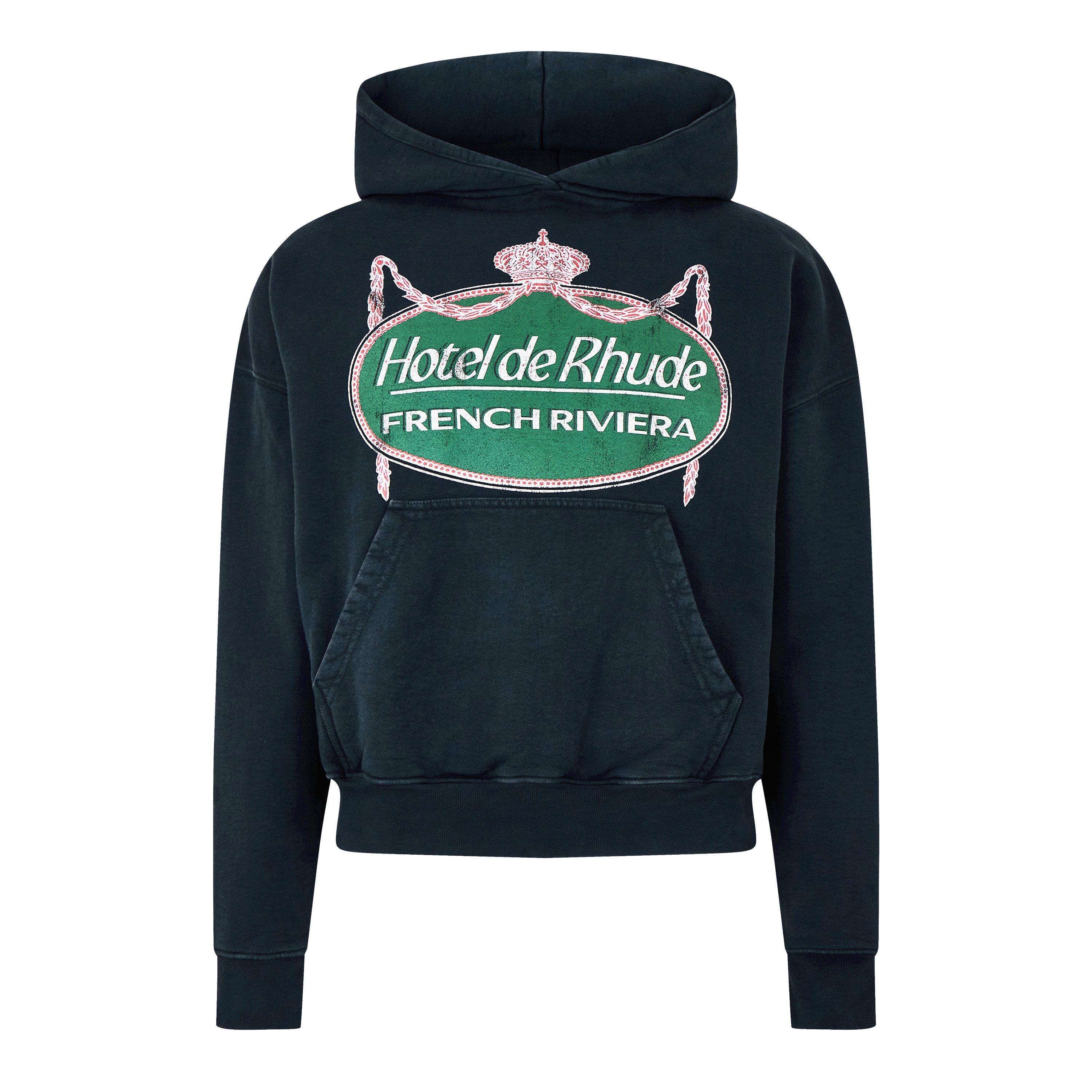 VTG Black 0610 - Rhude - Men's Riviera Hoodie - 5