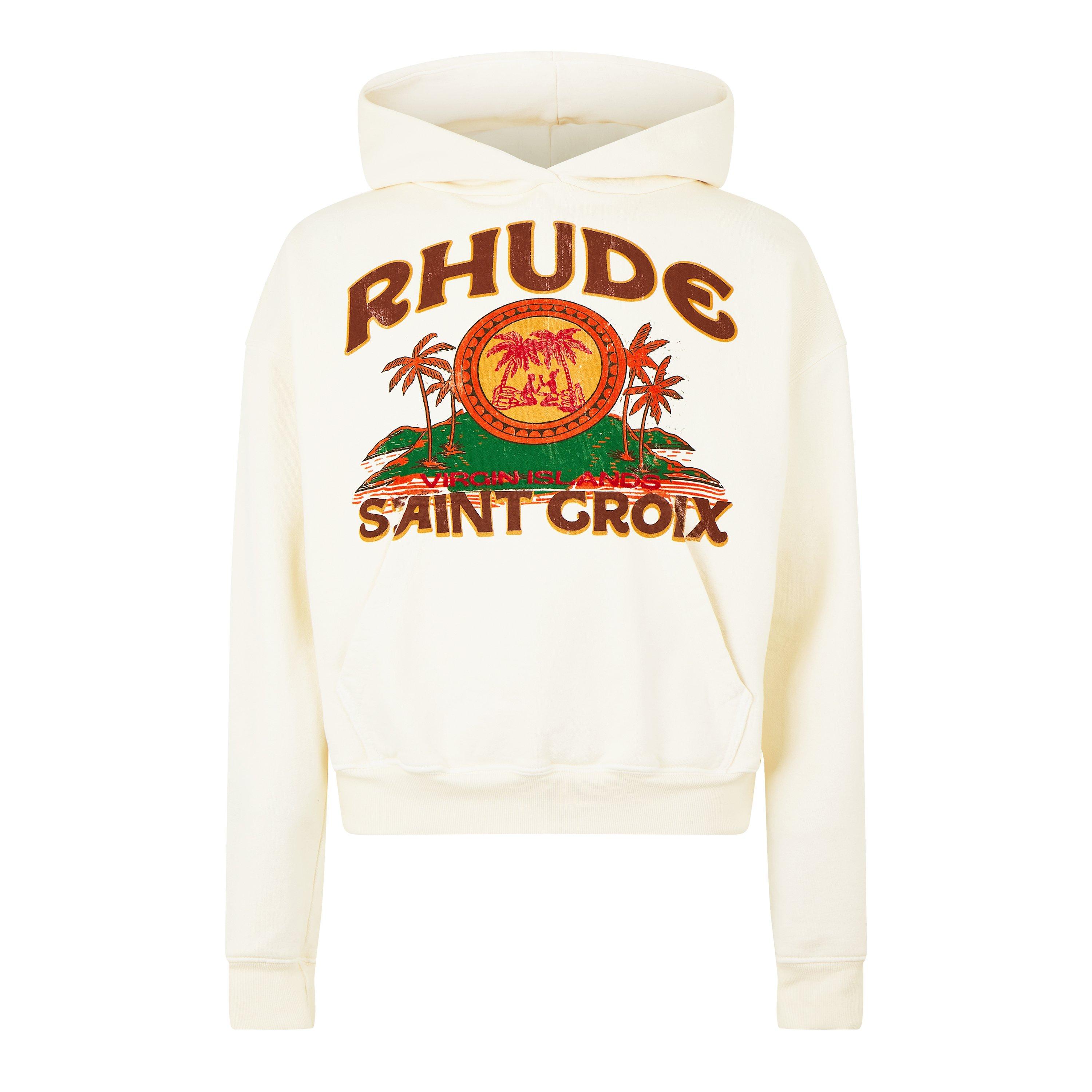 VTG White 0611 - Rhude - Men's Saint Croix Hoodie - 5