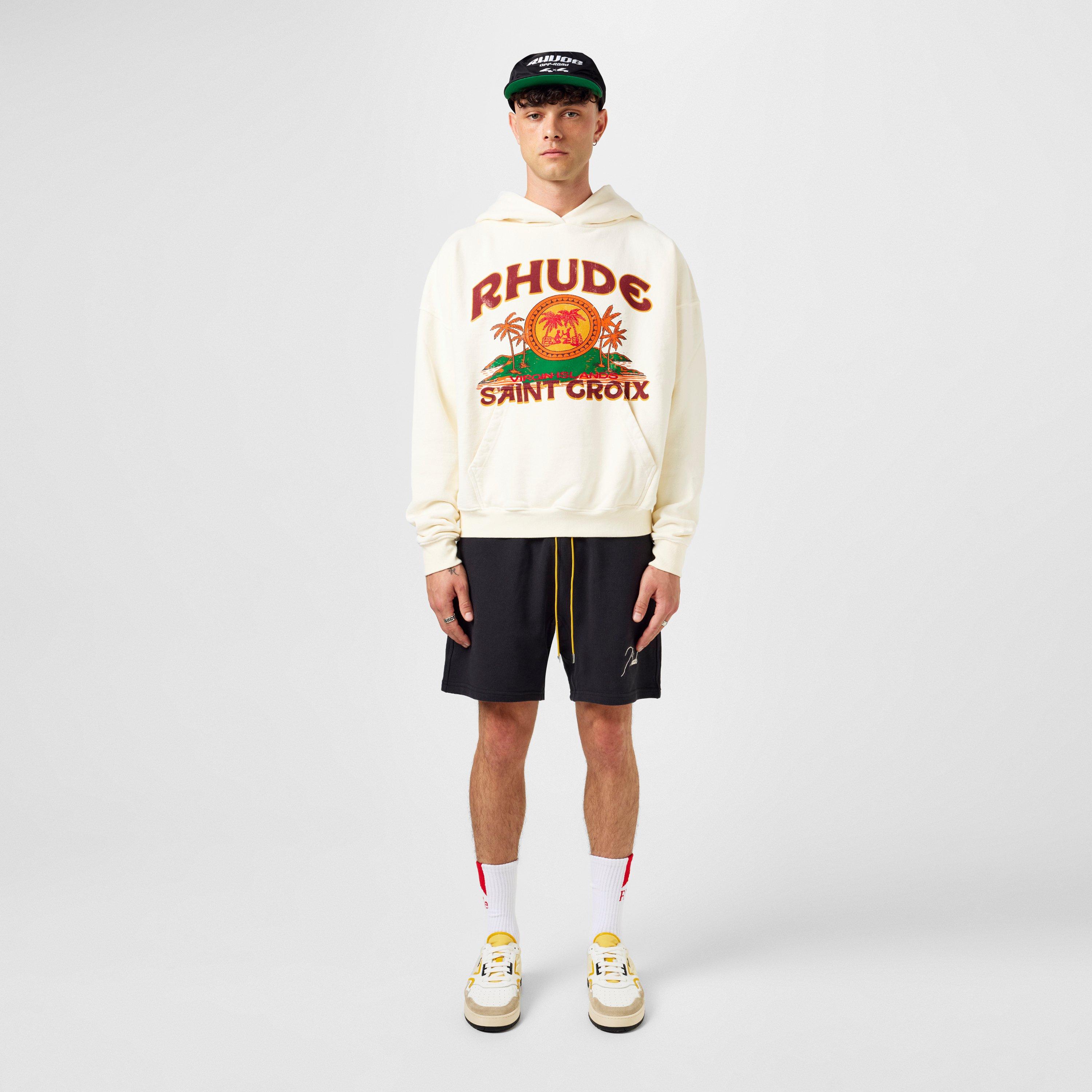 VTG White 0611 - Rhude - Men's Saint Croix Hoodie - 4