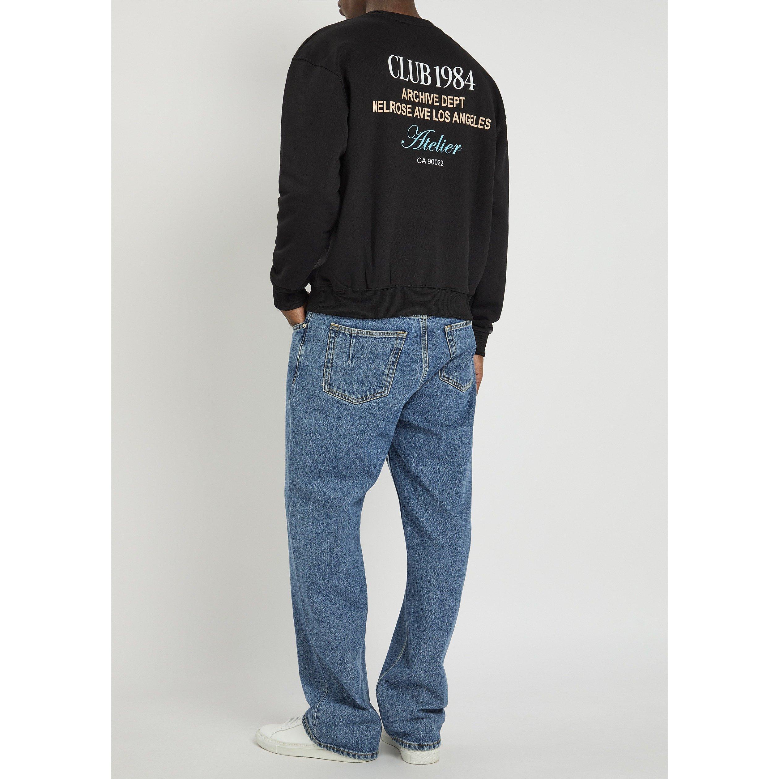 BLACK - Club 1985 - CLUB 1984 ATELIER CREW SWEAT - 4