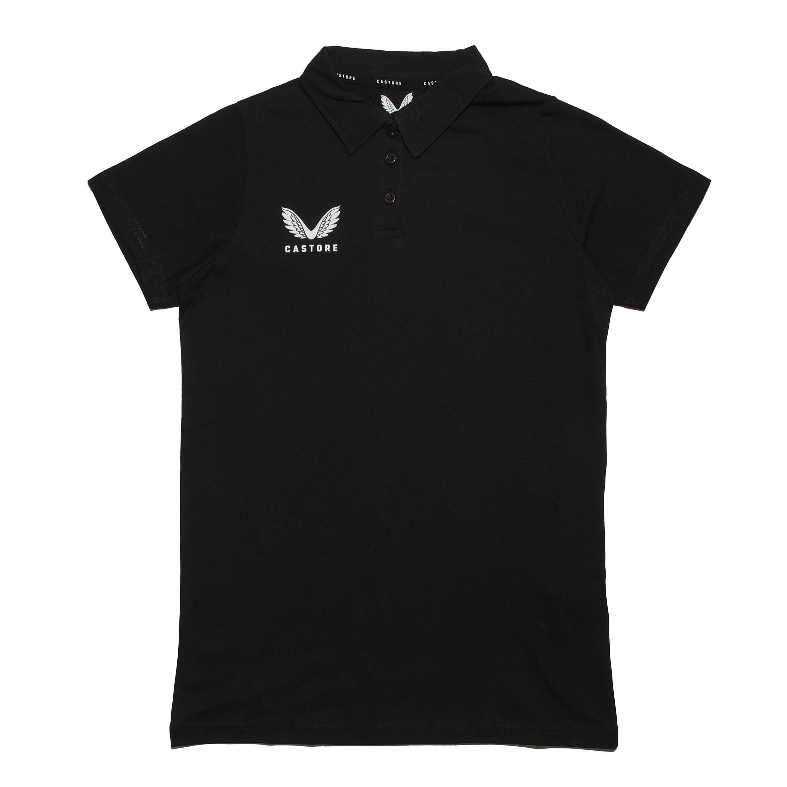 Castore Women's Short-Sleeve Polo Shirt - Black - 10 (S)