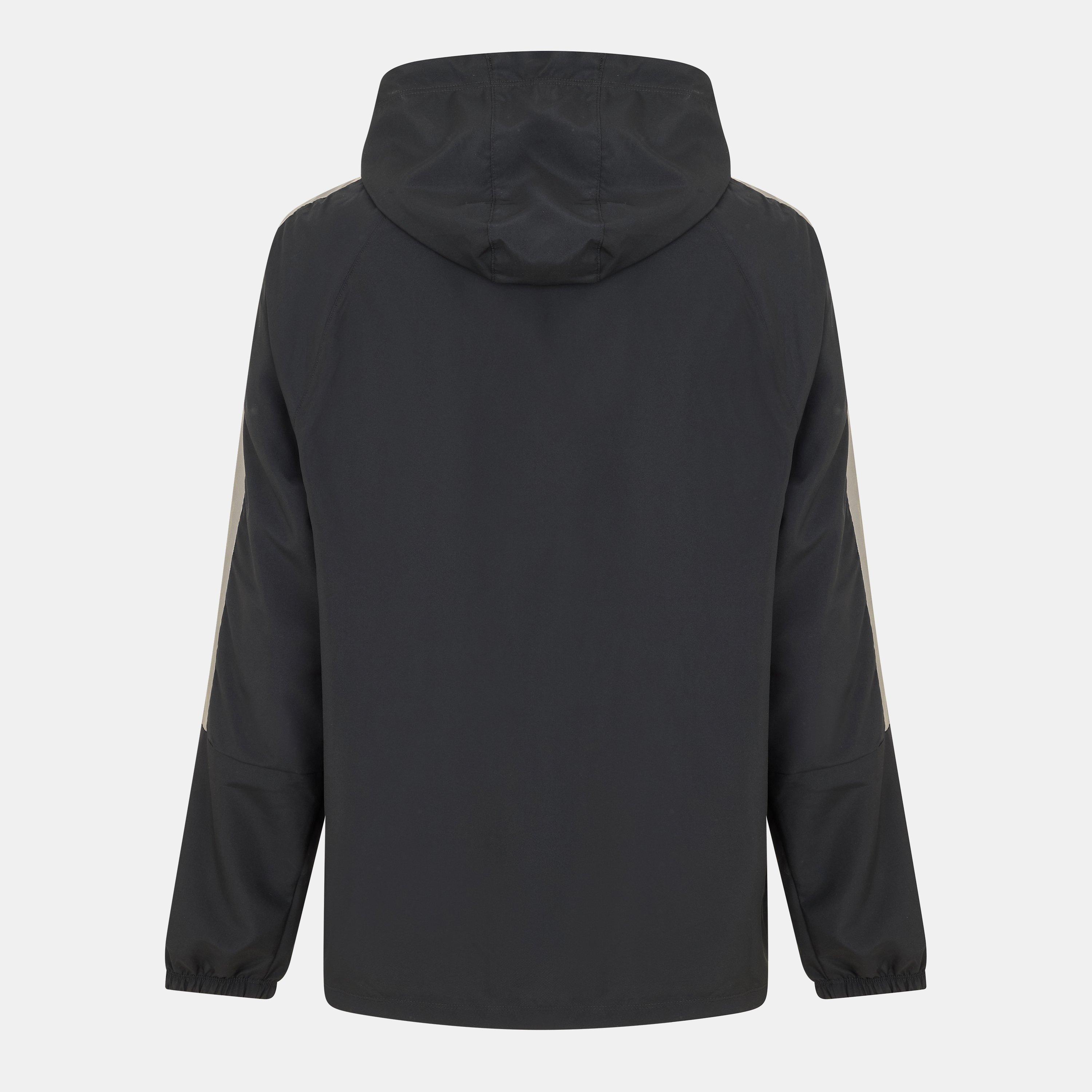 Black/White - Nike - Academy Men's Water-Repellent Hooded Soccer Jacket - 2